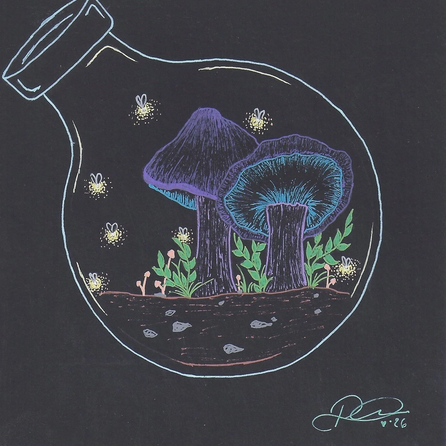 Neon Terrarium
