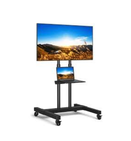 40" 50" TV Rental with TV Stand for vendor booths corporate rentals presentation
