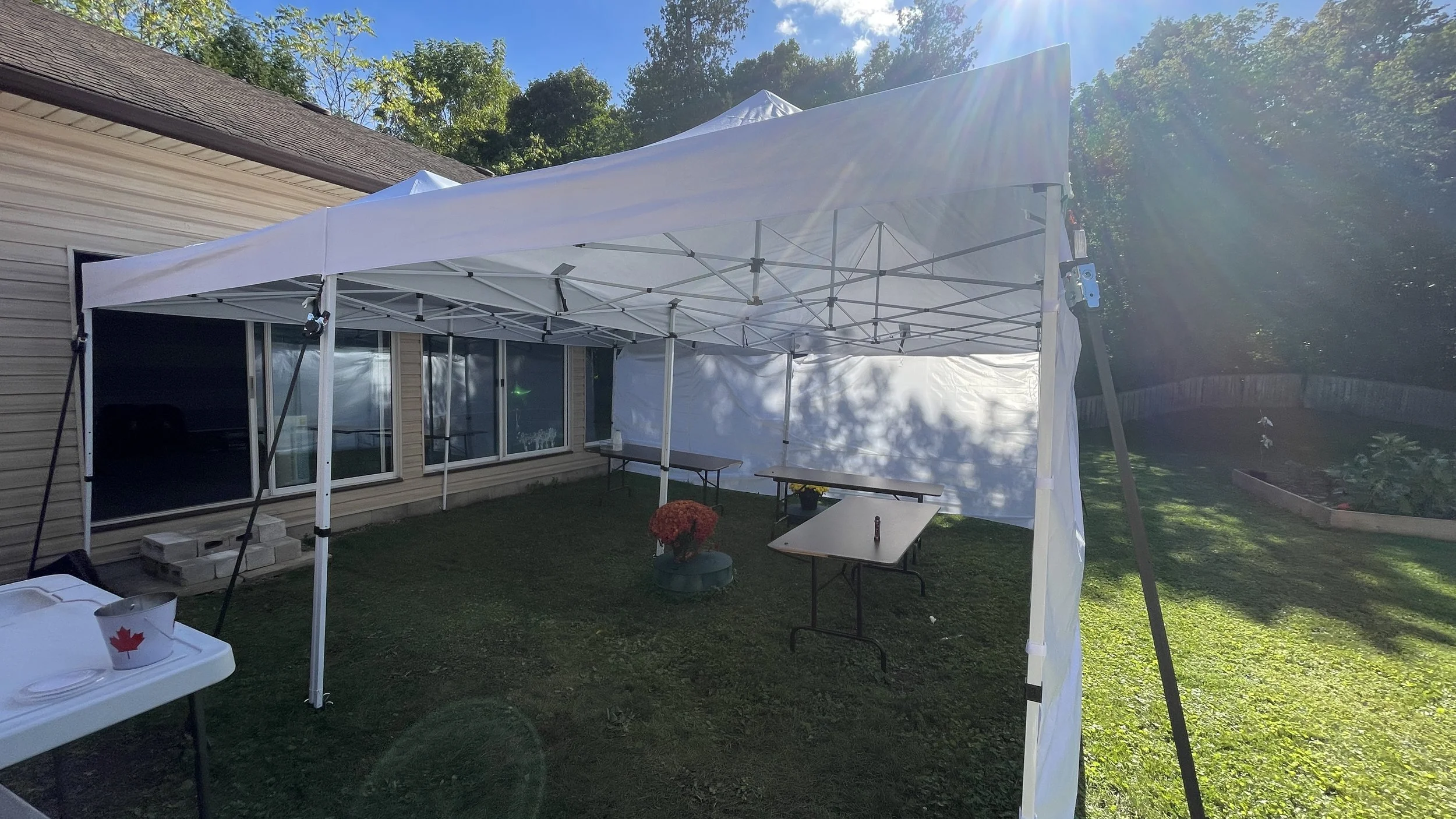 20x20 Pop Up Tent Milton by Halton Event Rentals