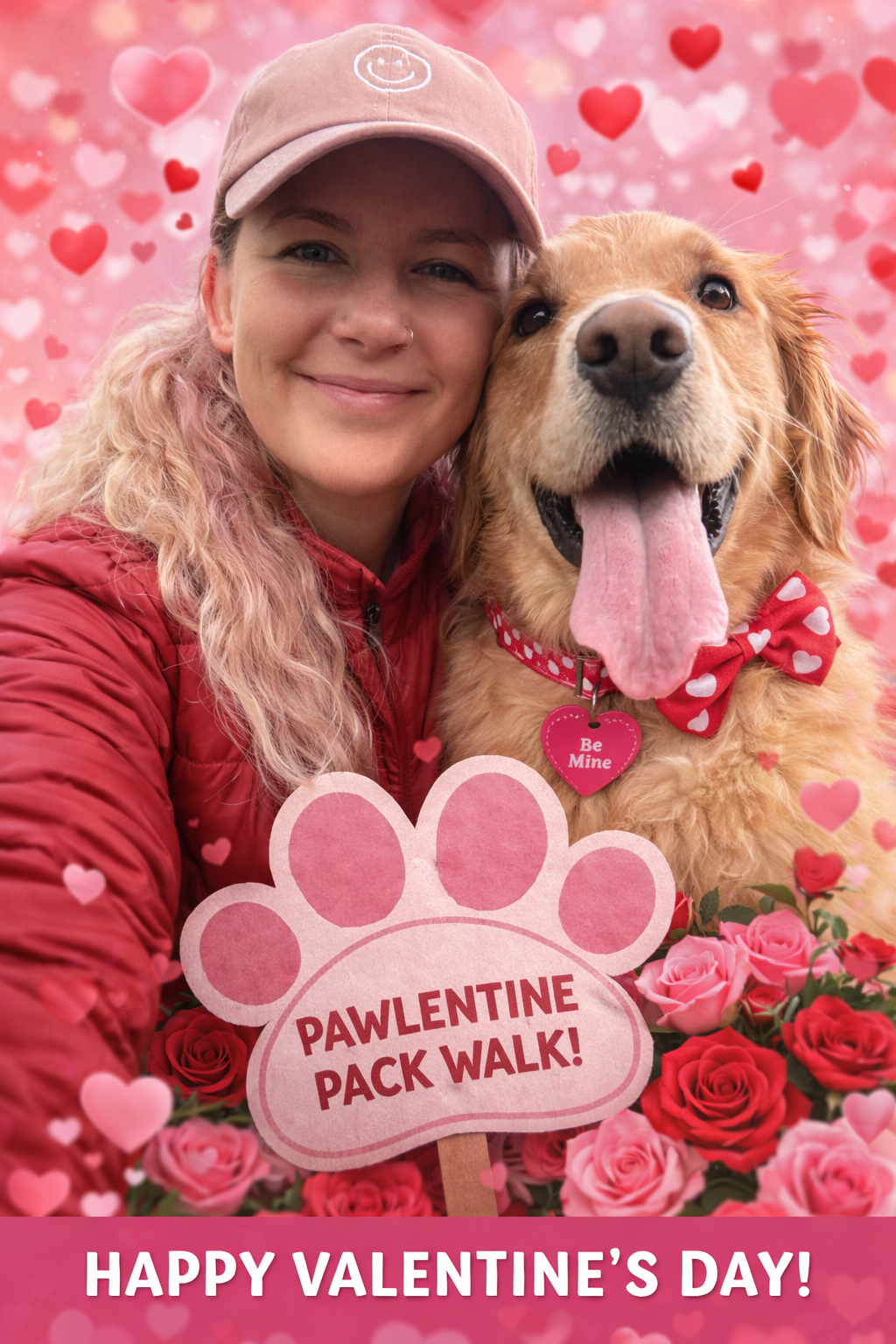 Valentine’s Day Pack Walk &amp; Train