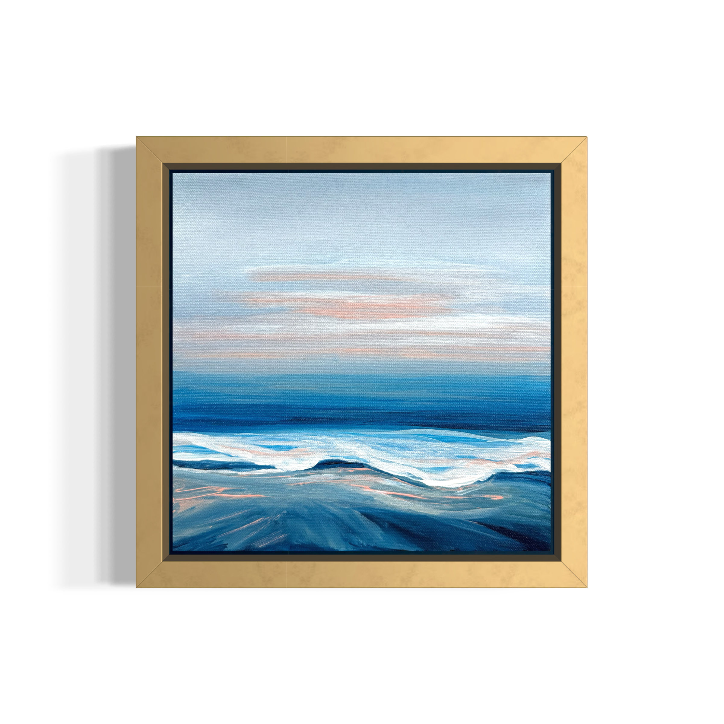 "A Moment Between Moments," Acrylic on Canvas, 10x10"