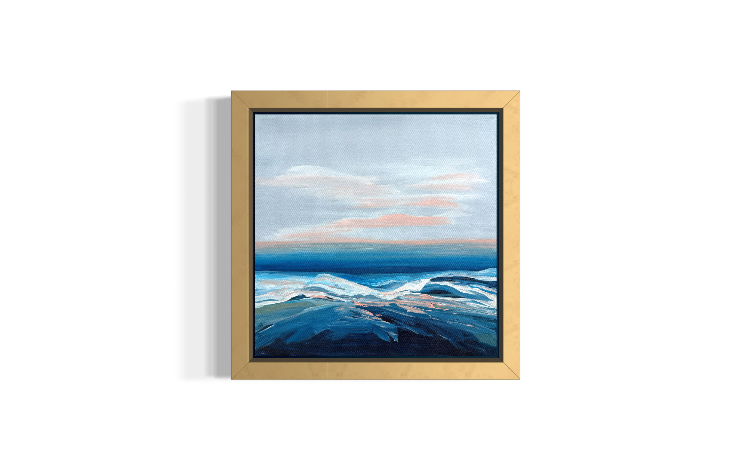 "Linger" Acrylic on Canvas, 10"x10"