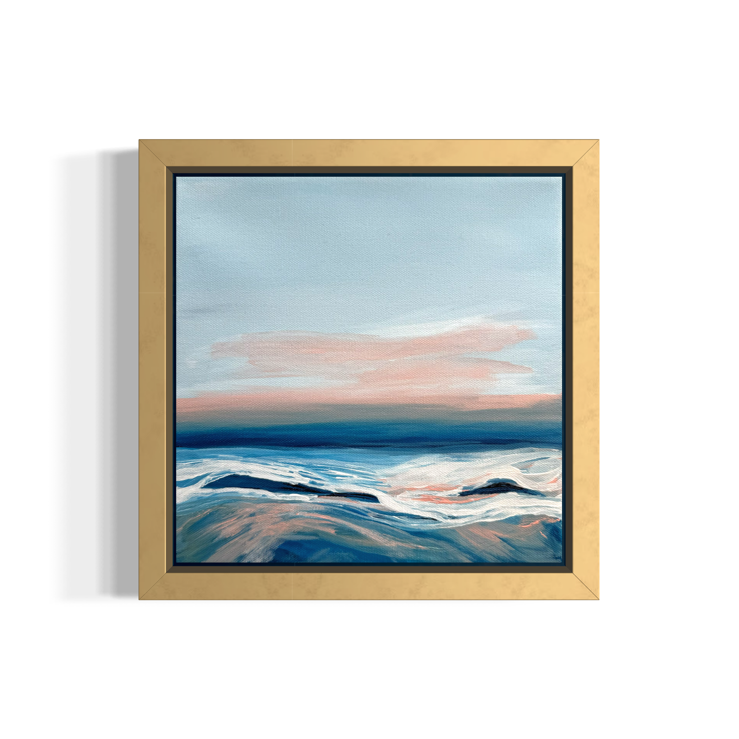 "Enough," Acrylic on Canvas, 10"x10"