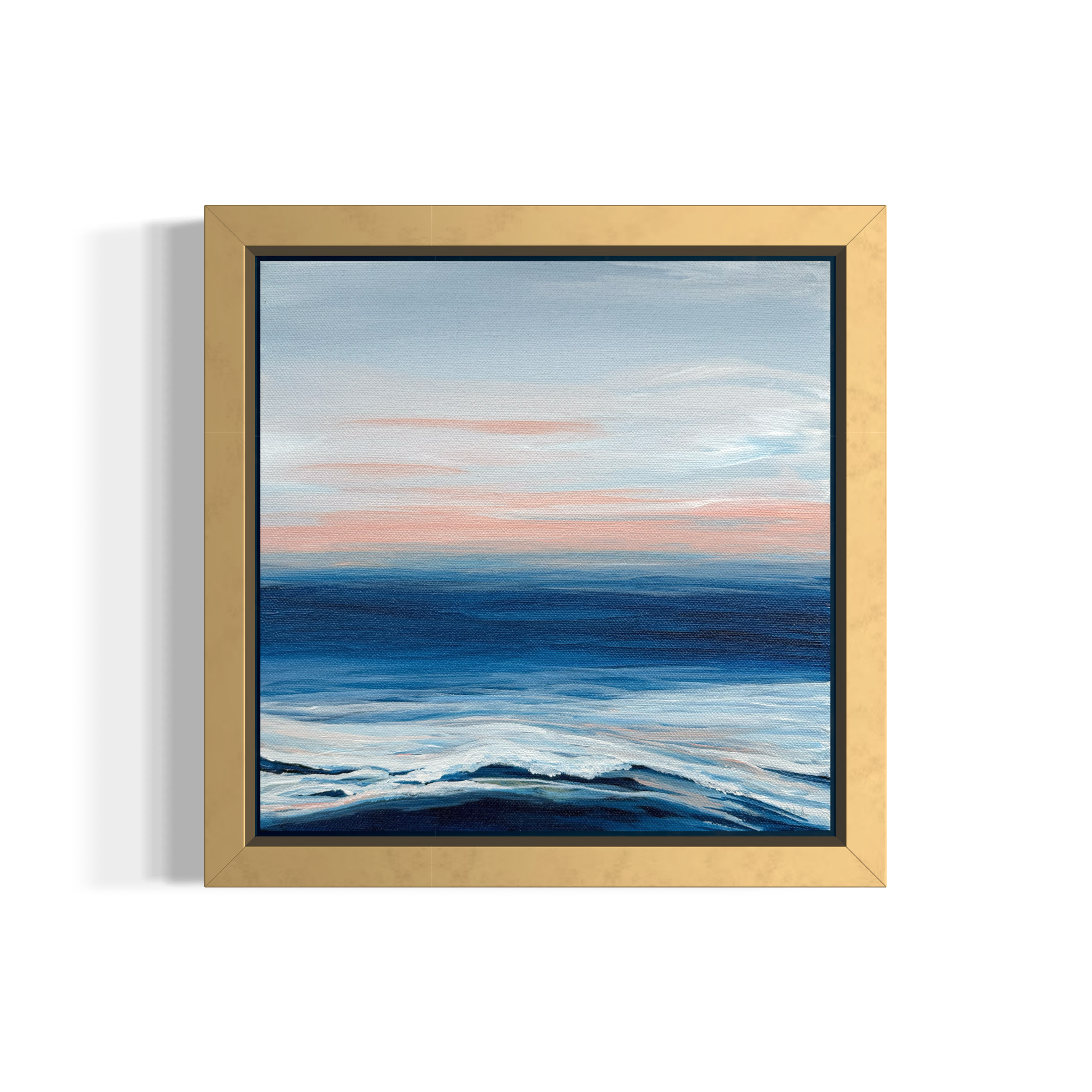 "Light Finds Its Way Back" Acrylic on Canvas, 10"x10"