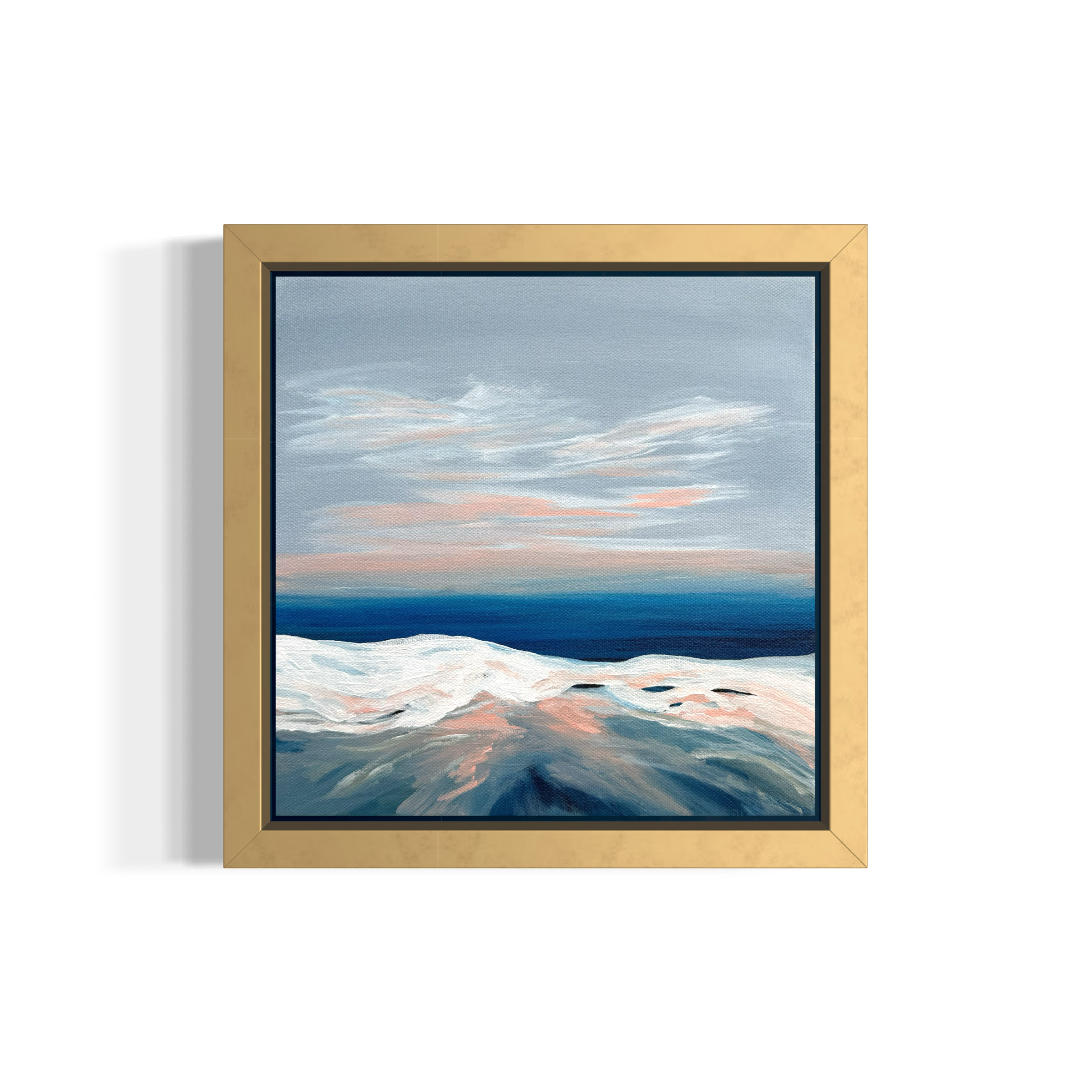 "Stillness," Acrylic on Canvas, 10"x10"