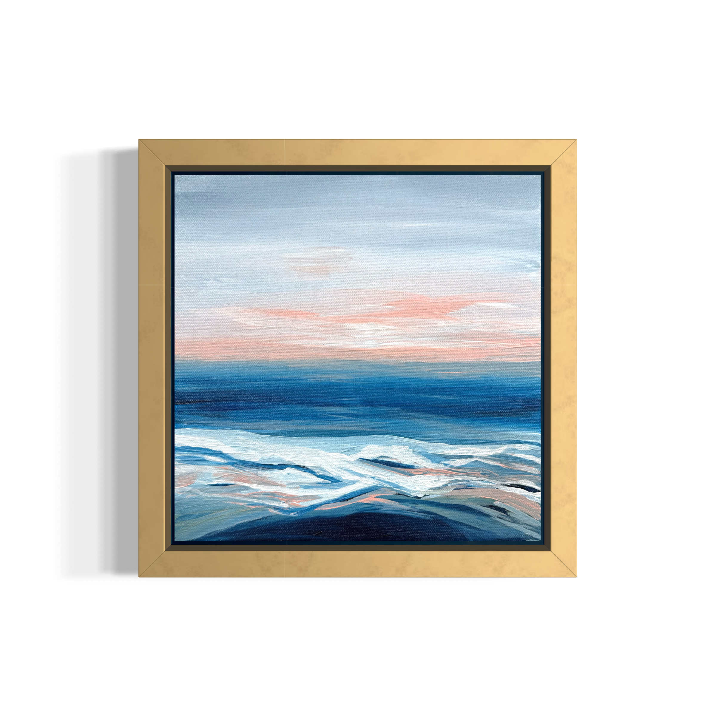 "Exhale," Acrylic on Canvas, 10"x10"