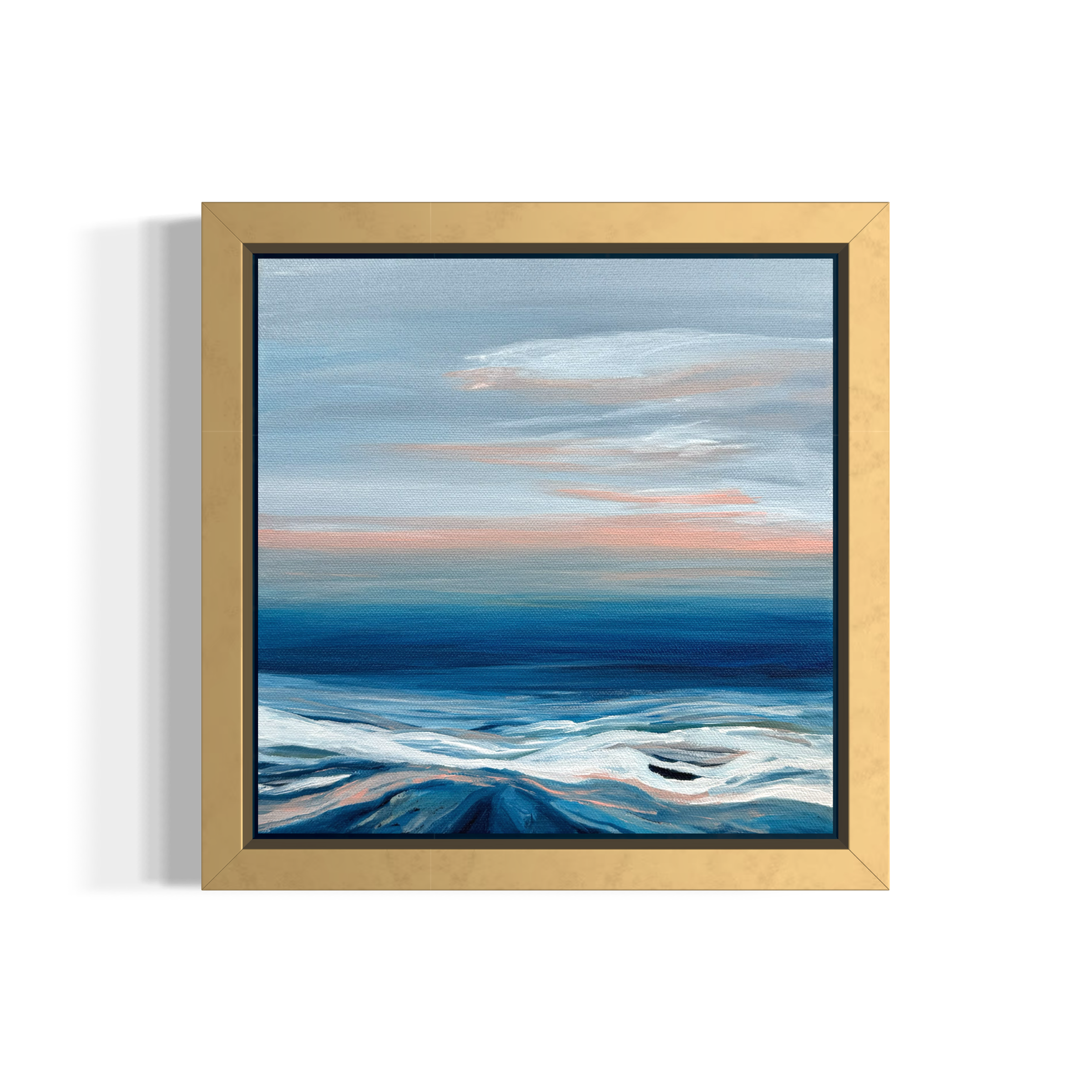 "Glow Will Find You" Acrylic on Canvas, 10"x10"