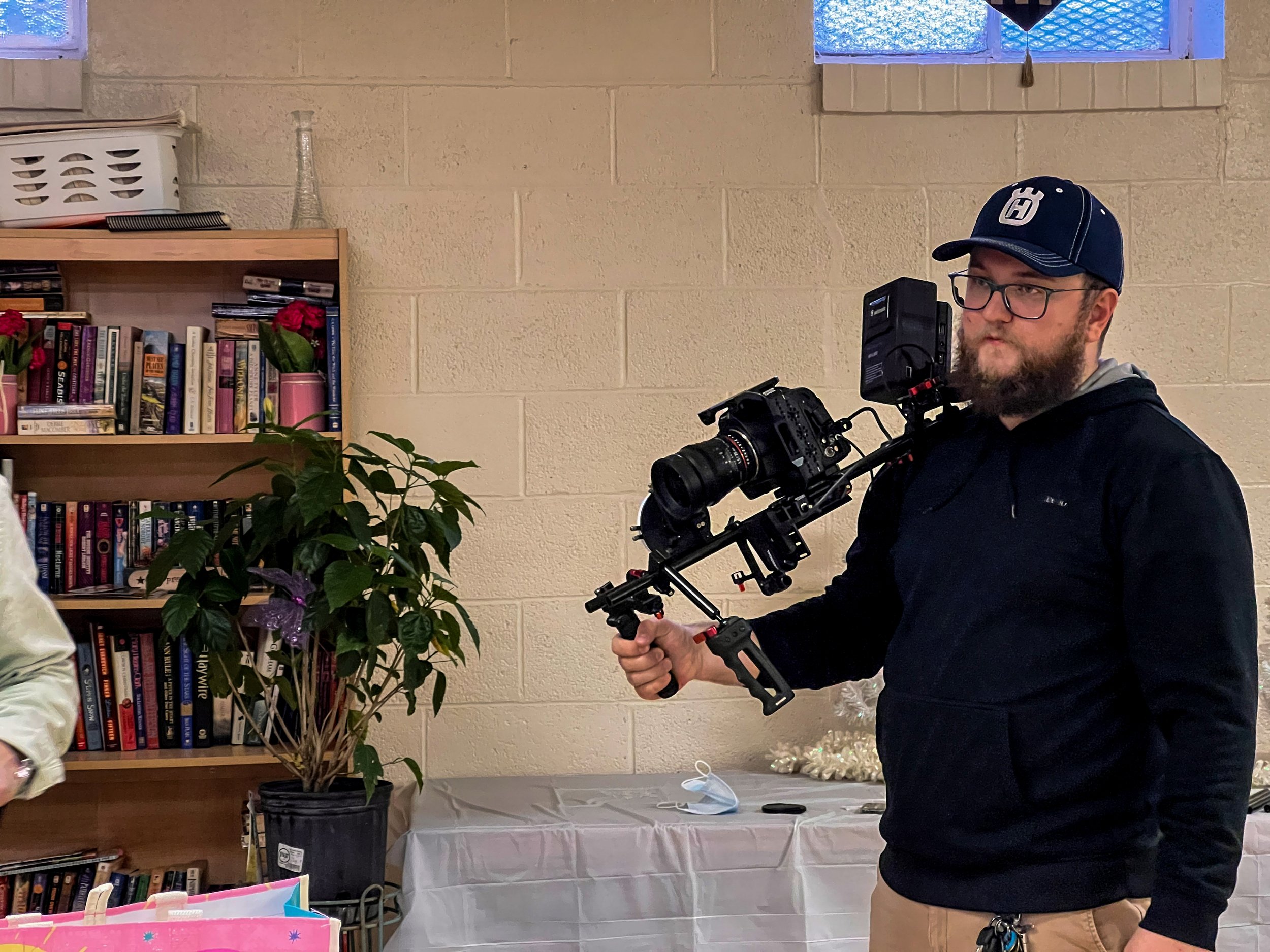 Behind the scenes, courtesy of Click & Frame.
