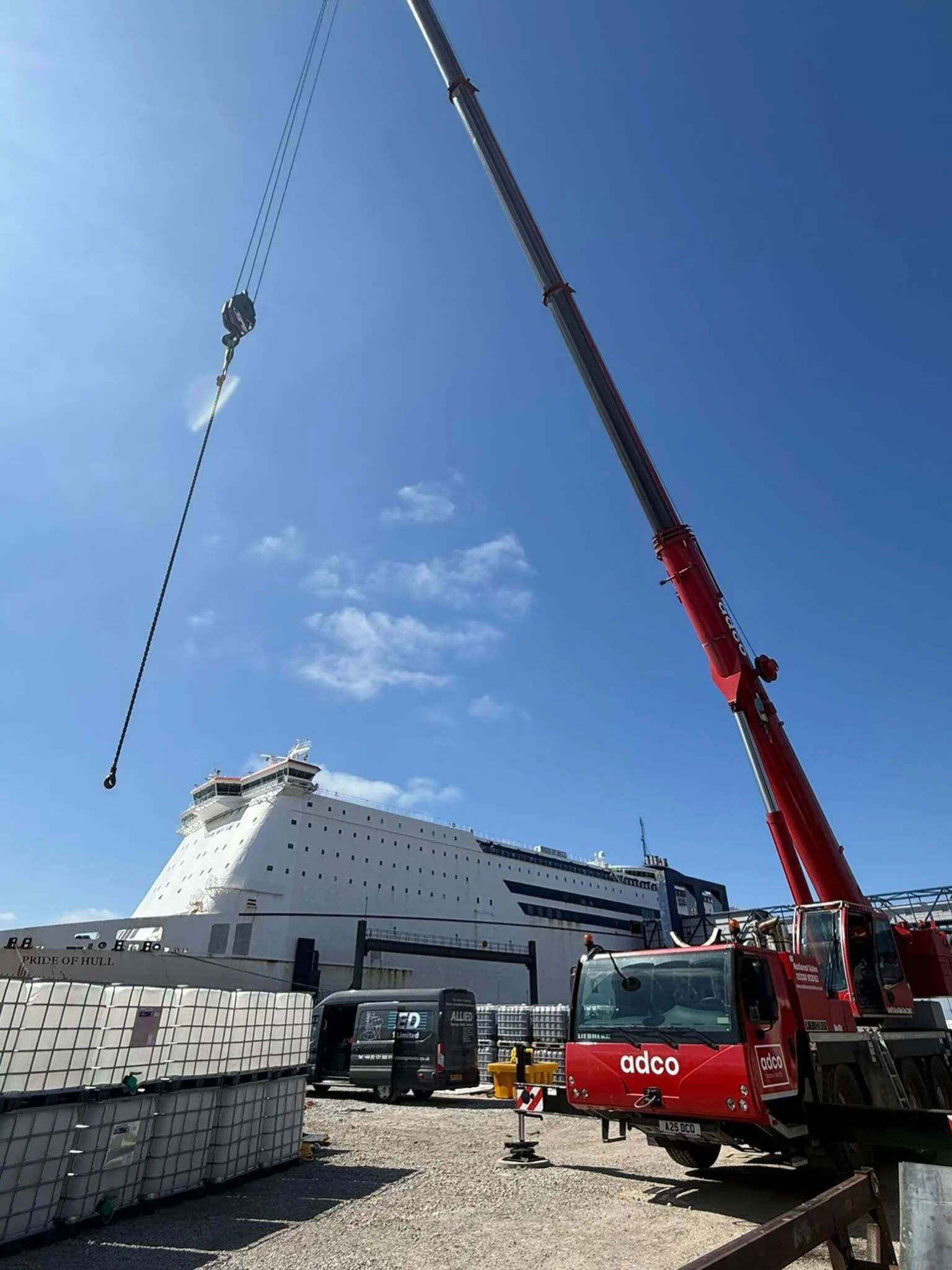 Another brilliant lift delivered by Adco Crane Hire 💪

Using our 60t Liebherr, this tank lift was carried out safely and efficiently, exactly as required. The job was completed smoothly with precision and professionalism from start to finish.

No ma