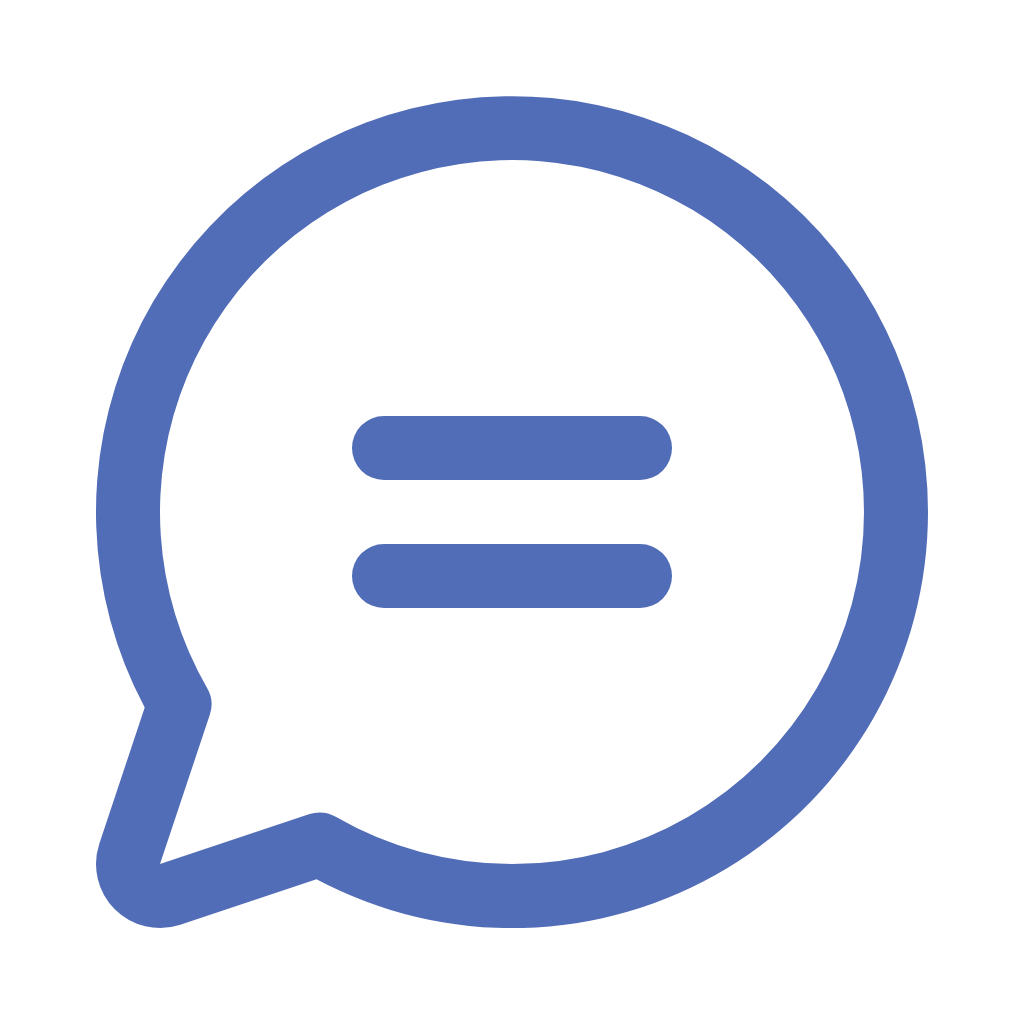 Facebook Messenger icon with a speech bubble containing three dots.