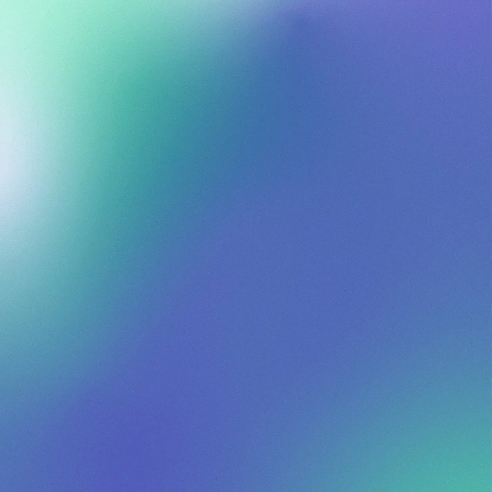 A blurred gradient background with shades of teal, blue, and purple.