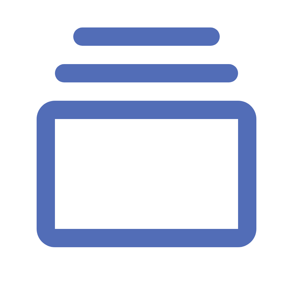 Speech bubble icon with three dots inside, representing a message or communication