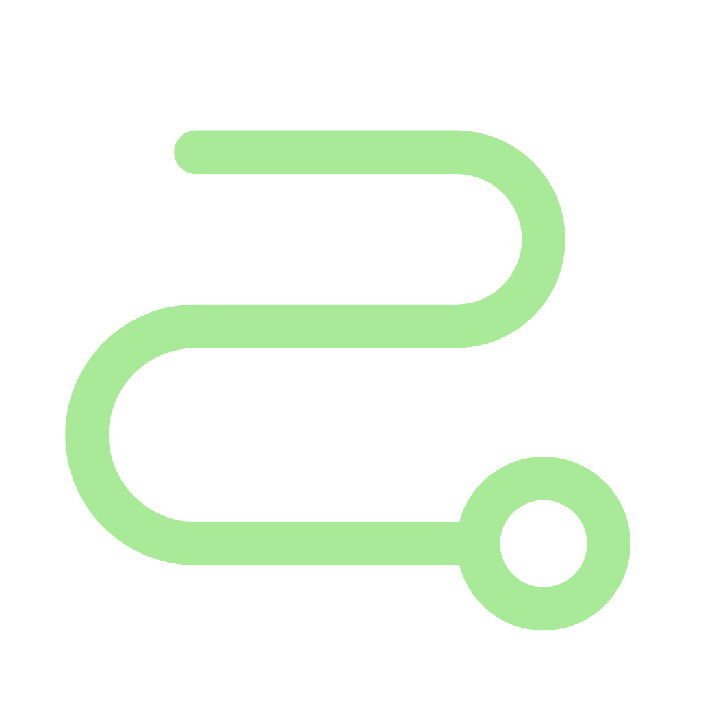 Icon of a green USB flash drive on a black background.