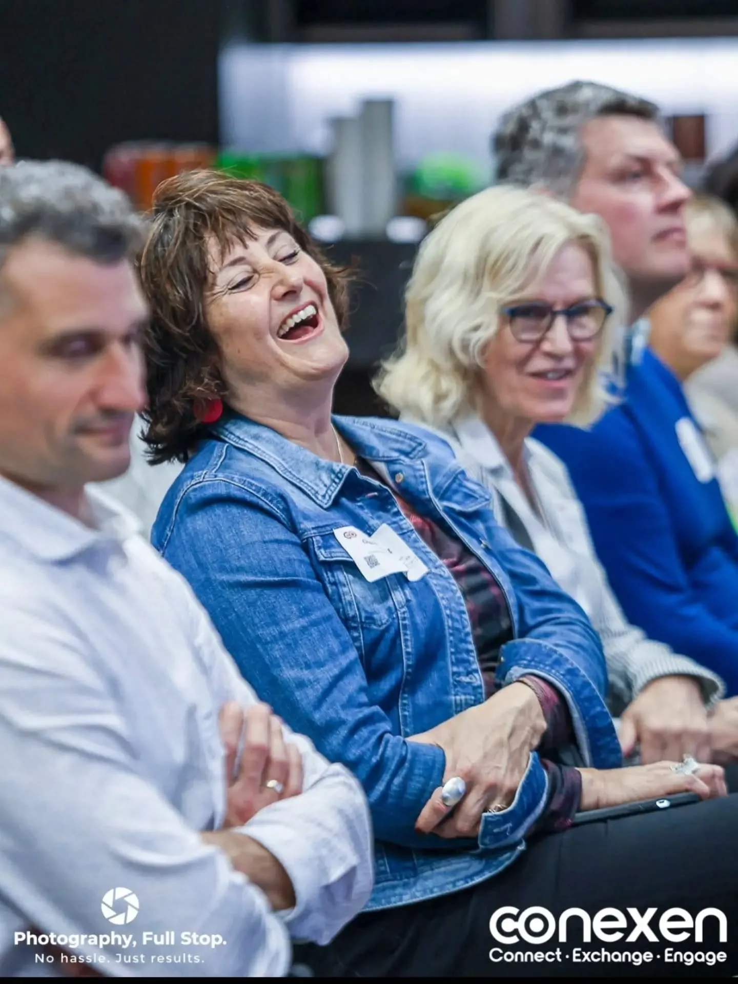 Yesterday I had the pleasure of being asked to partner with CONEXEN to capture a keynote speaker and networking event at the Oxford Centre for Innovation. 

A great evening with insight, laughter and connection.

Whenever I am booked for an event, I 