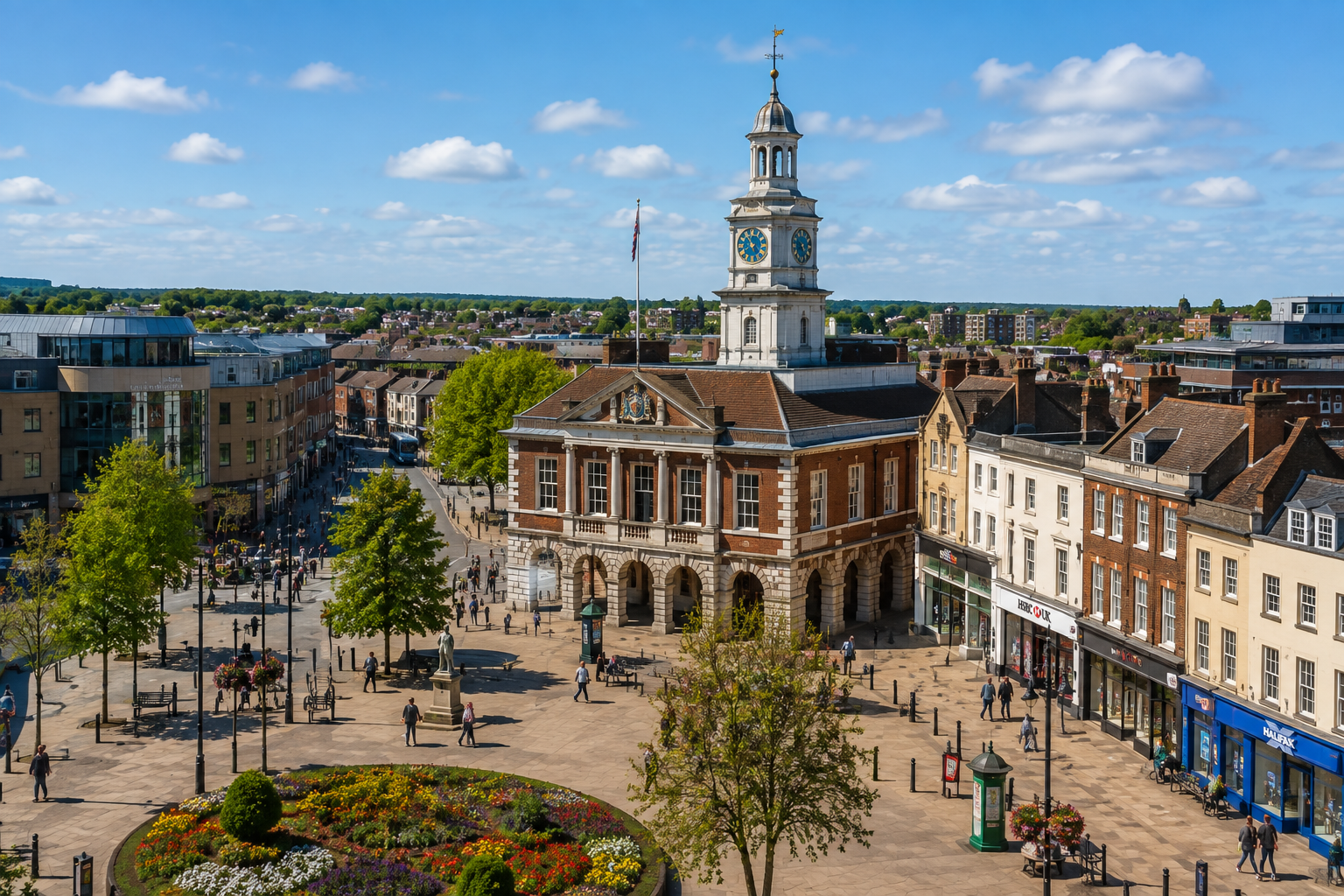 A picture of Aylesbury Town Centre