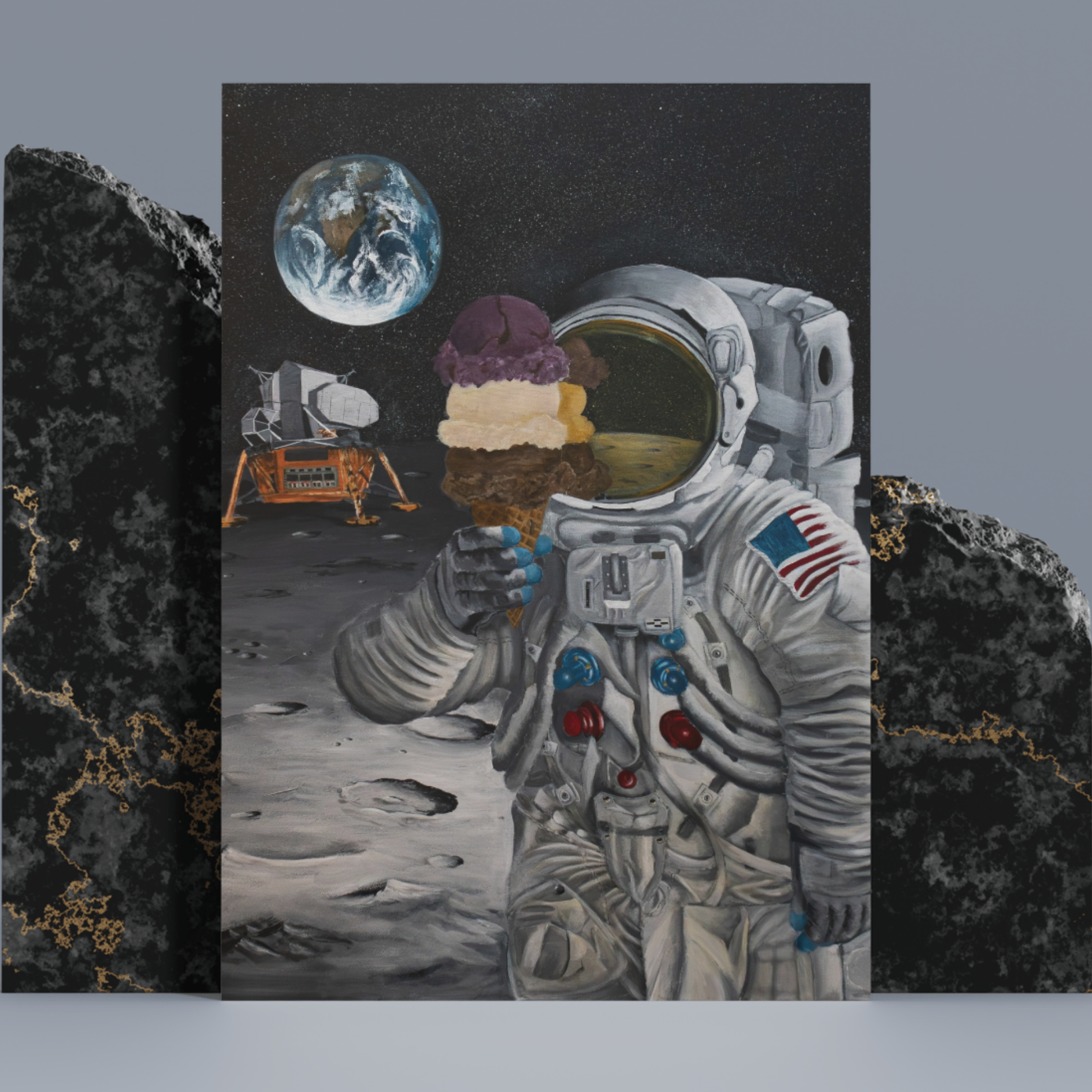 "One Small Scoop for Man" Print