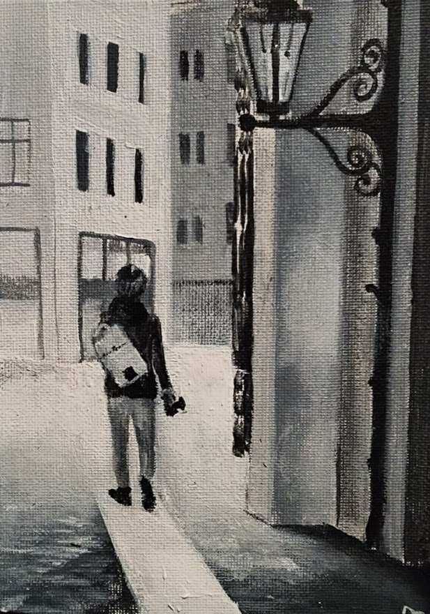 "Portrait of A Wanderer", Painting