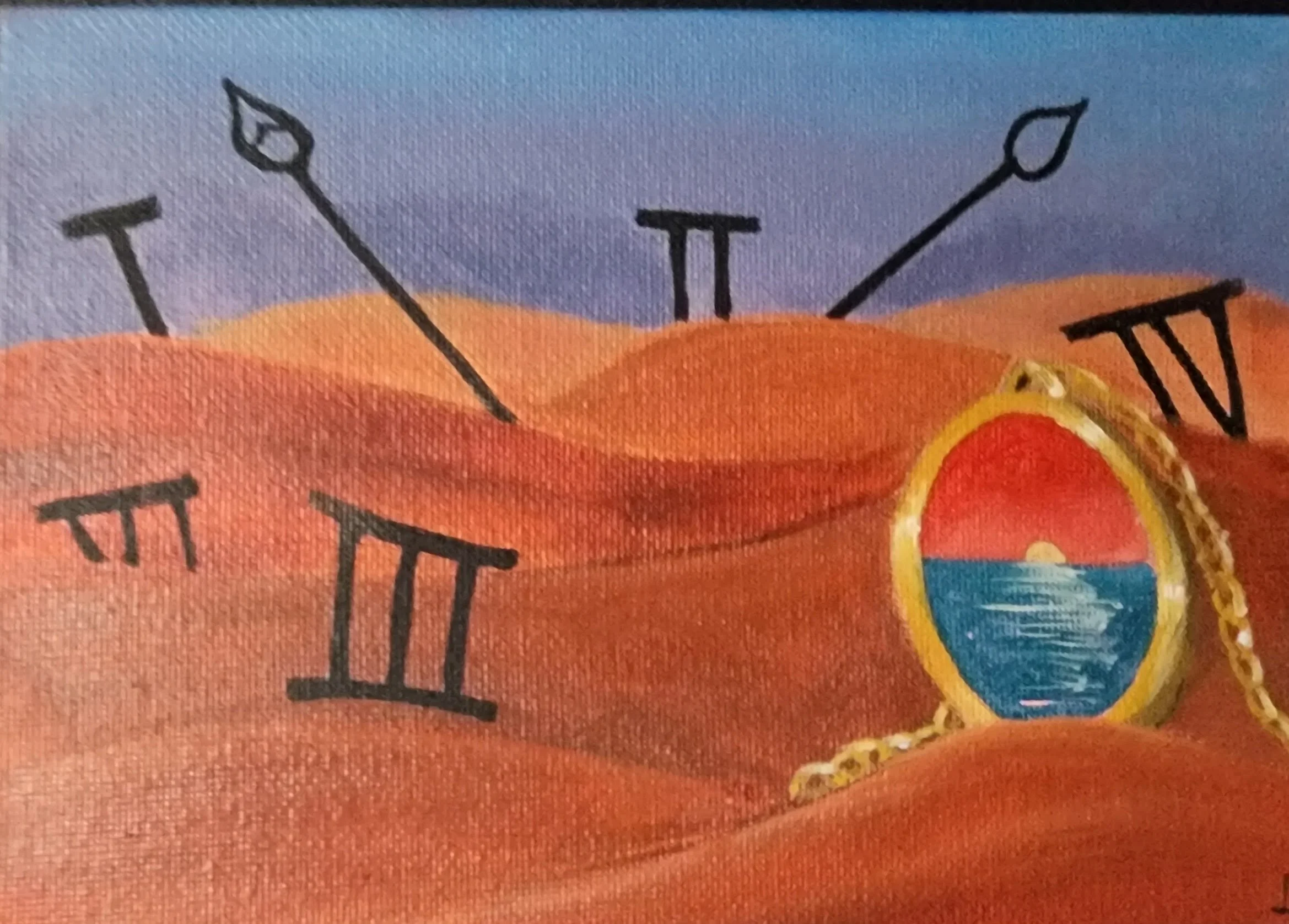 "Lost Pieces", Painting