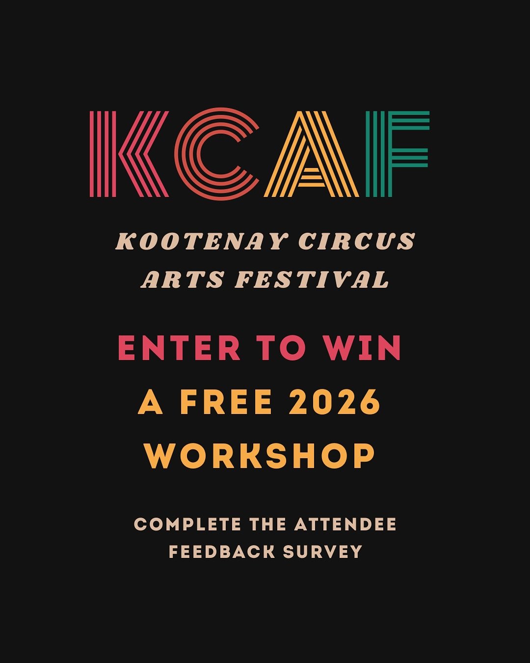 Feedback to win!

If you attended the first ever KCAF May 2-4, please consider sharing your honest thoughts about the festival with us 🙏

What moved you? What could be better? What would you love next?

We want to know!

As a thank for you for parti