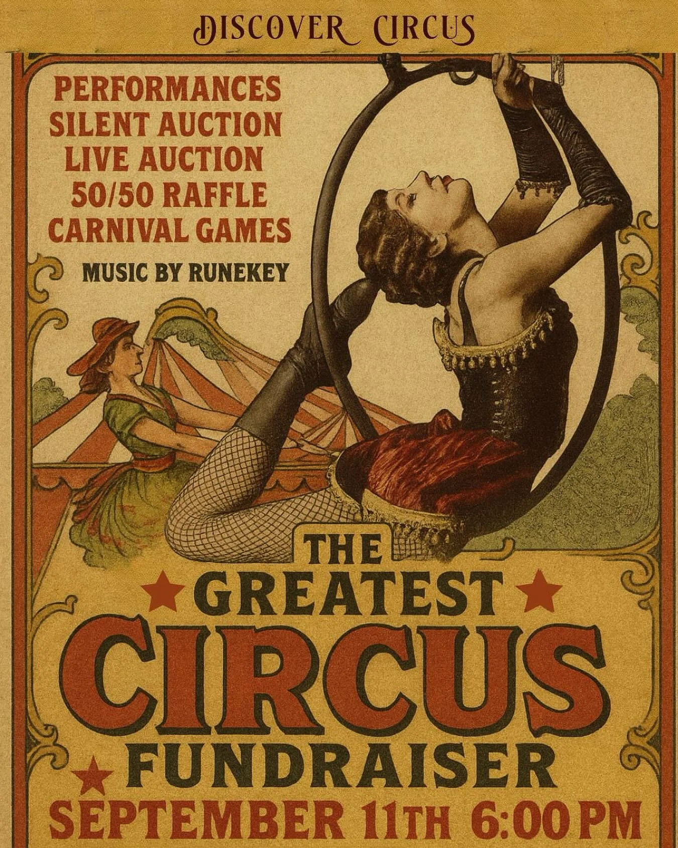The Greatest Fundraiser &ndash; Circus &amp; Carnival Night
📍 Broken Hill, Nelson

📅 Thursday, Sept 11 | 6&ndash;9 PM | All Ages &ndash; Entry by Donation

An unforgettable evening to support Discover Circus&rsquo;s &ldquo;New Space, Same Spirit&rd