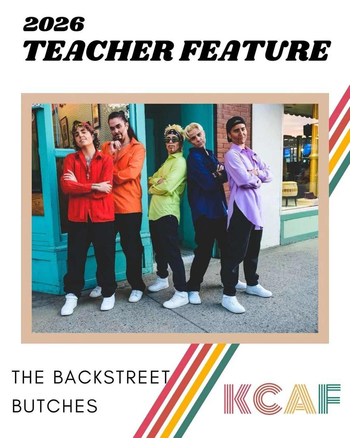 The Backstreet Butches. IYKYK.
These Butches hardly need an introduction. Bold, unapologetic, and impossible to ignore, they bring powerhouse presence, sharp edge, and undeniable chemistry. 

Drag is more than performance; it&rsquo;s protest, joy, an
