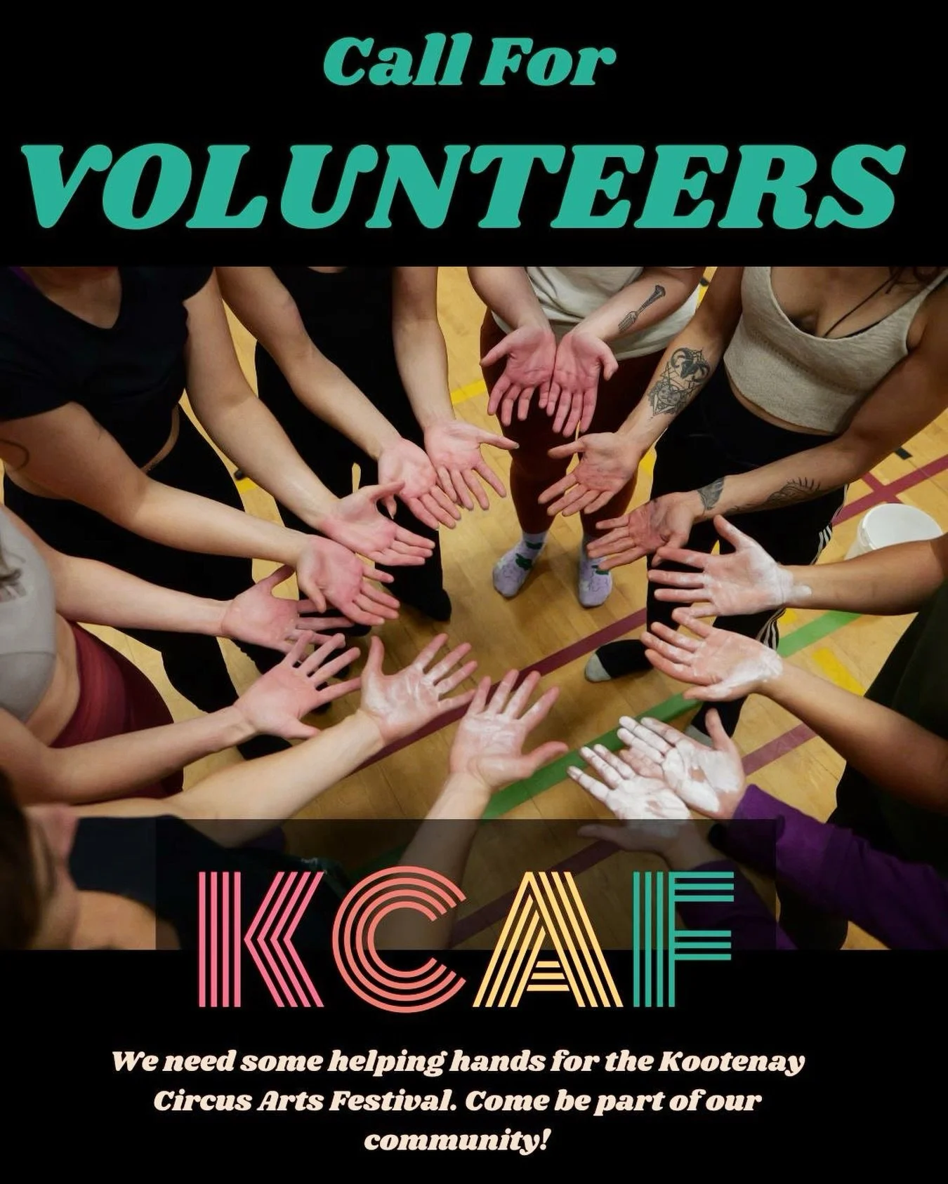 🗣️Calling Volunteers! Interested in meeting more of our circus community and helping out at the KCAF this weekend? We&rsquo;d love to have your support!

To connect about volunteer opportunities, please email info@boundlessarts.ca

Thank you! ☀️

#k