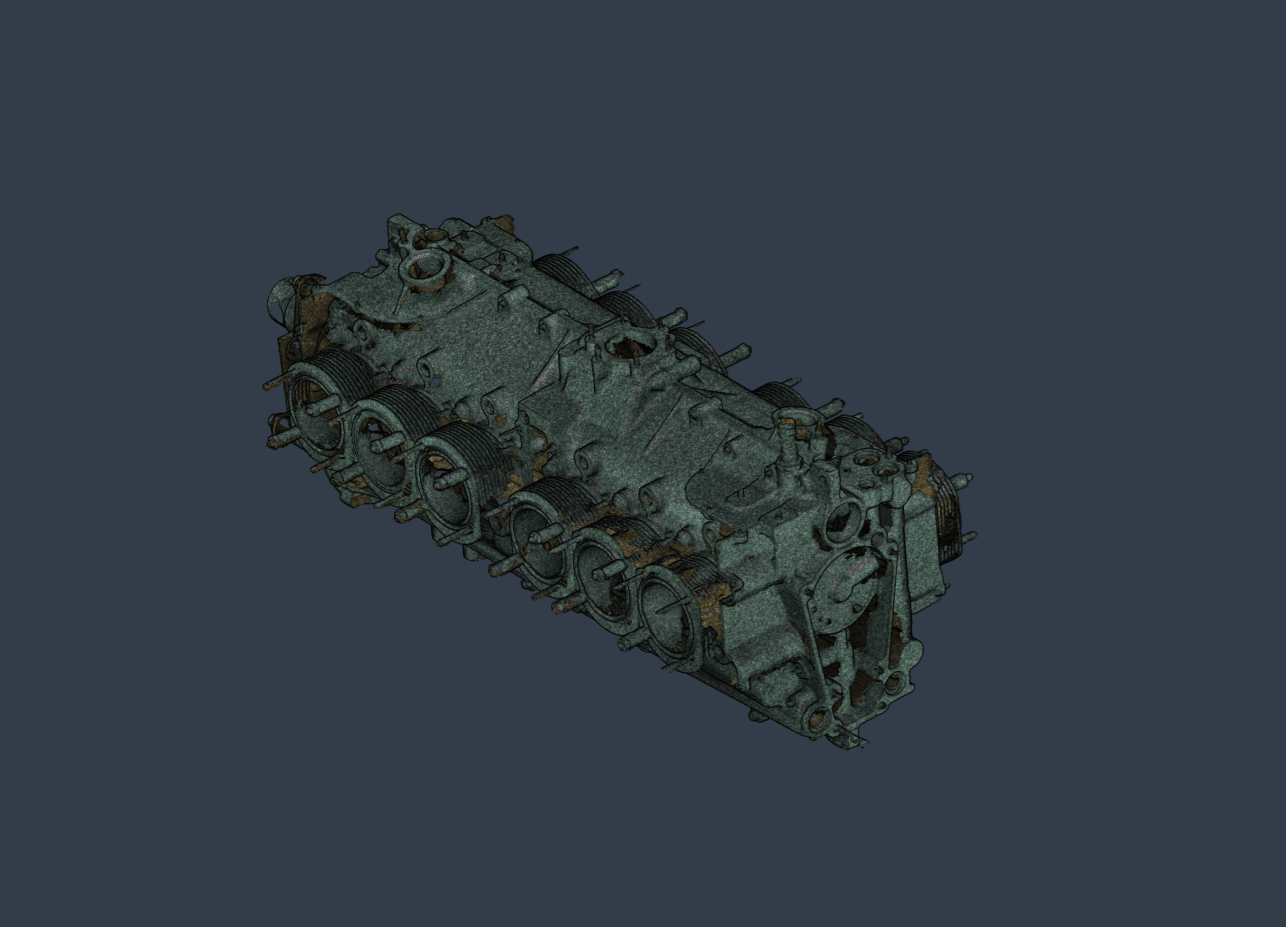 Porsche 917 Engine Case Scan