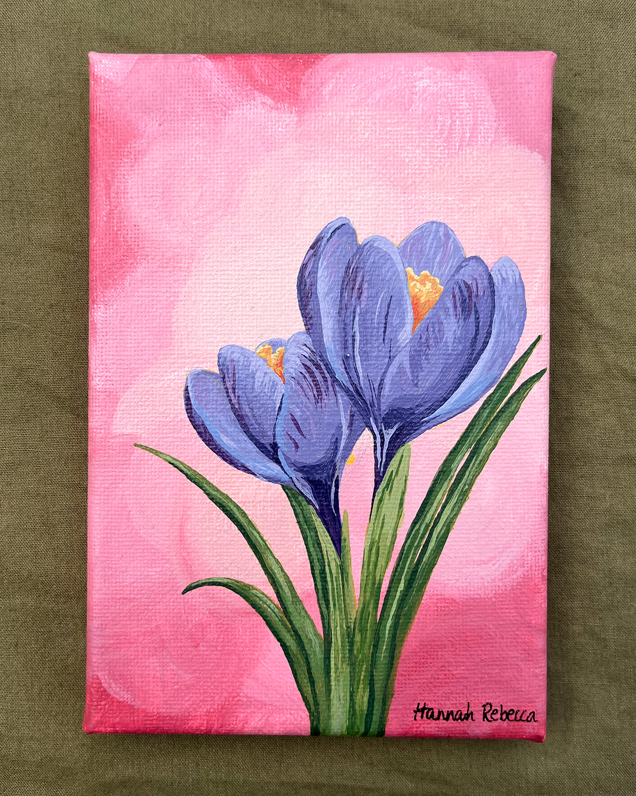 Signs of Spring | Original Acrylic Painting | Spring Collection