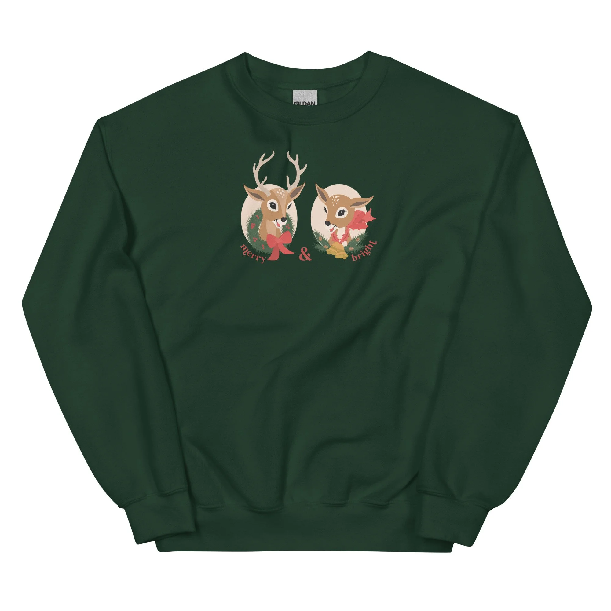 unisex-crew-neck-sweatshirt-forest-green-front-68ab10b8c64ac.jpg