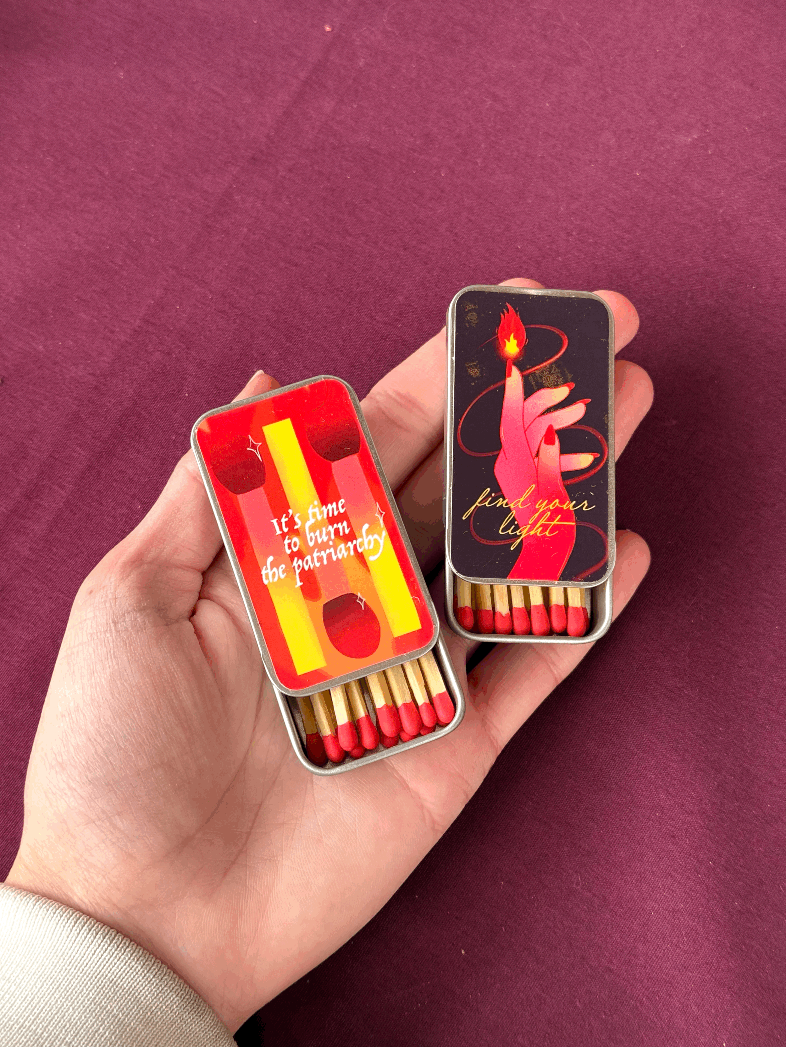 Boîte d'allumettes (deux modèles)