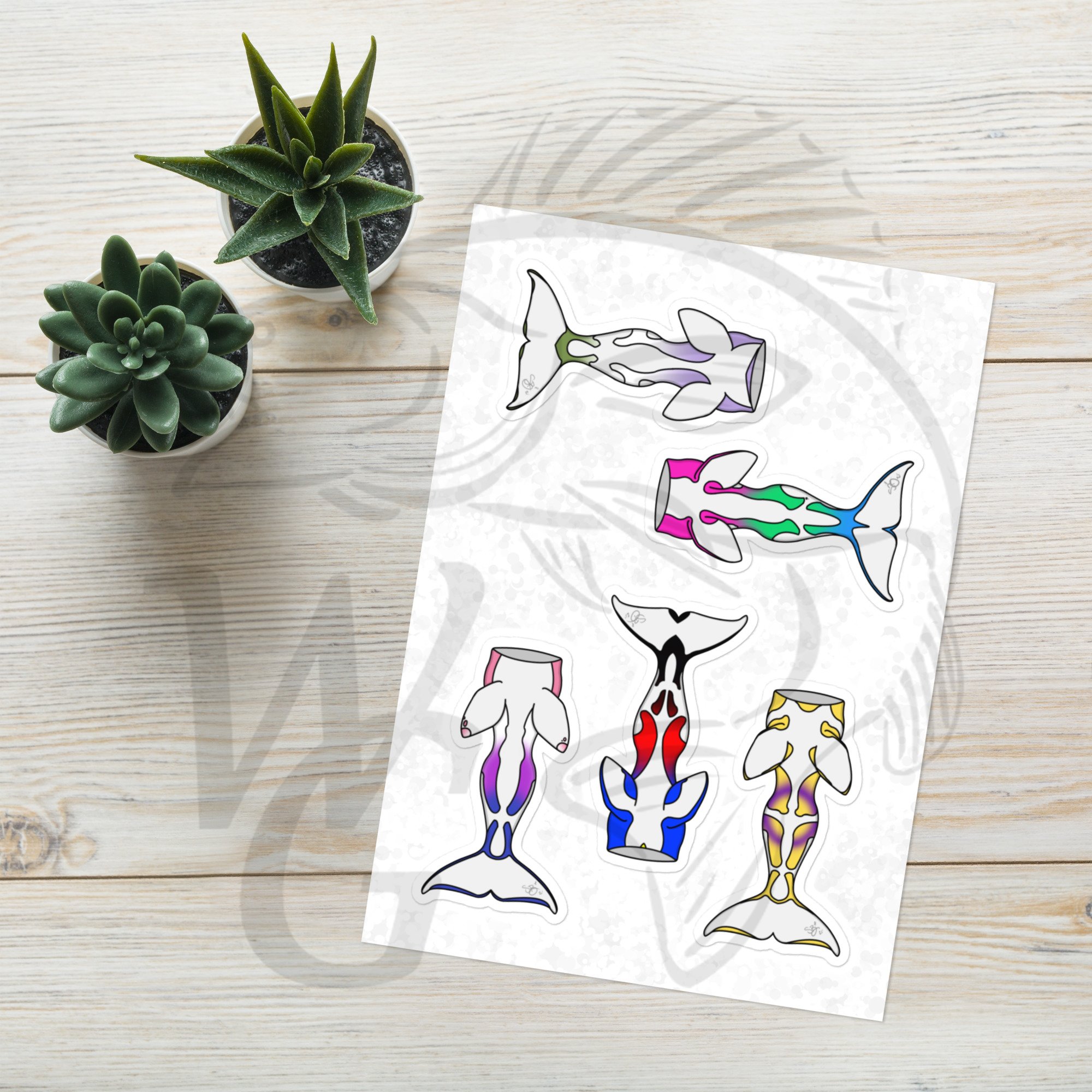 NEW! Orca Pride Sticker Sheet #1