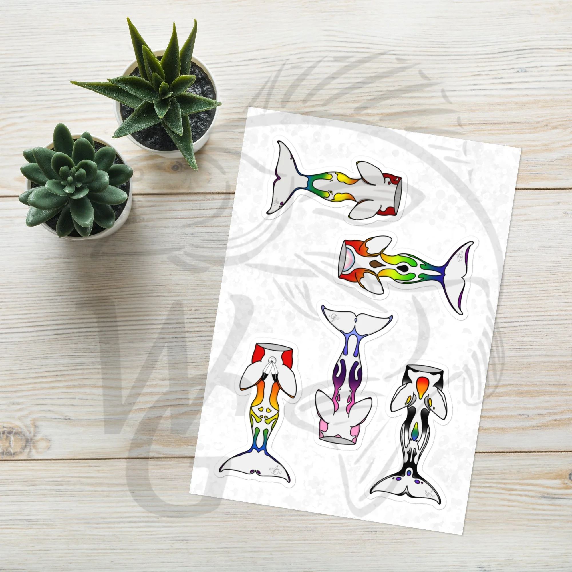 NEW! Orca Pride Sticker Sheet #2