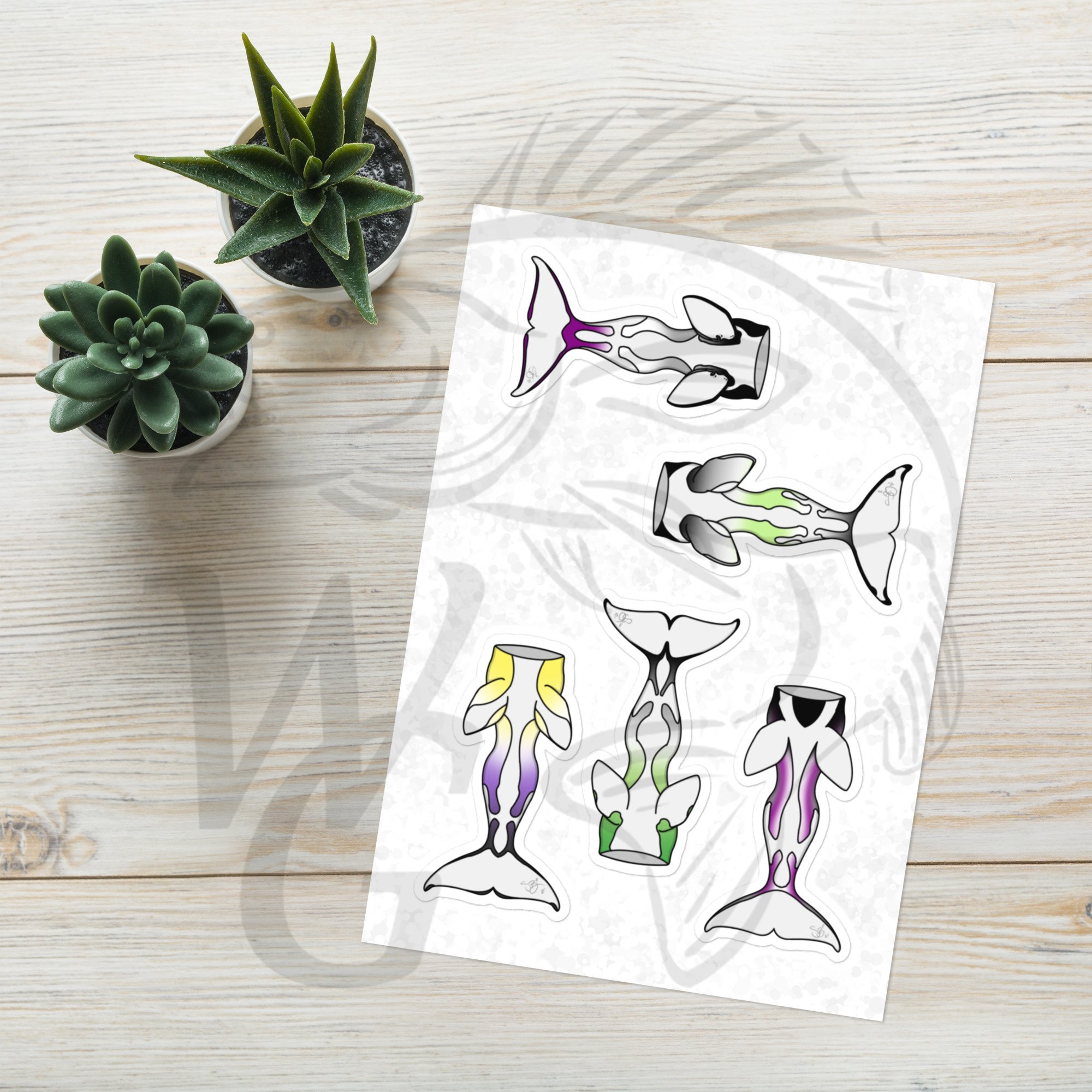 NEW! Orca Pride Sticker Sheet #4