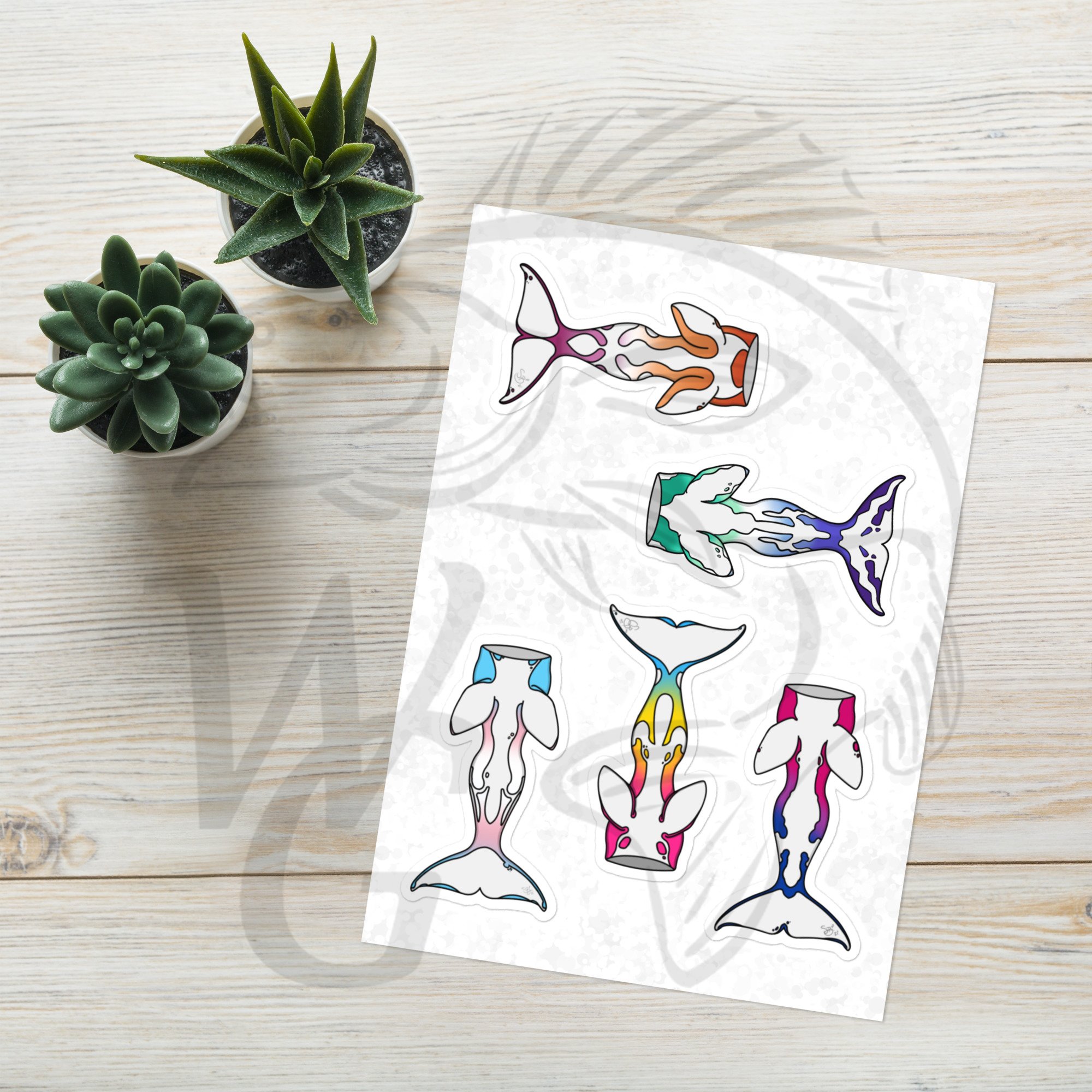 NEW! Orca Pride Sticker Sheet #3