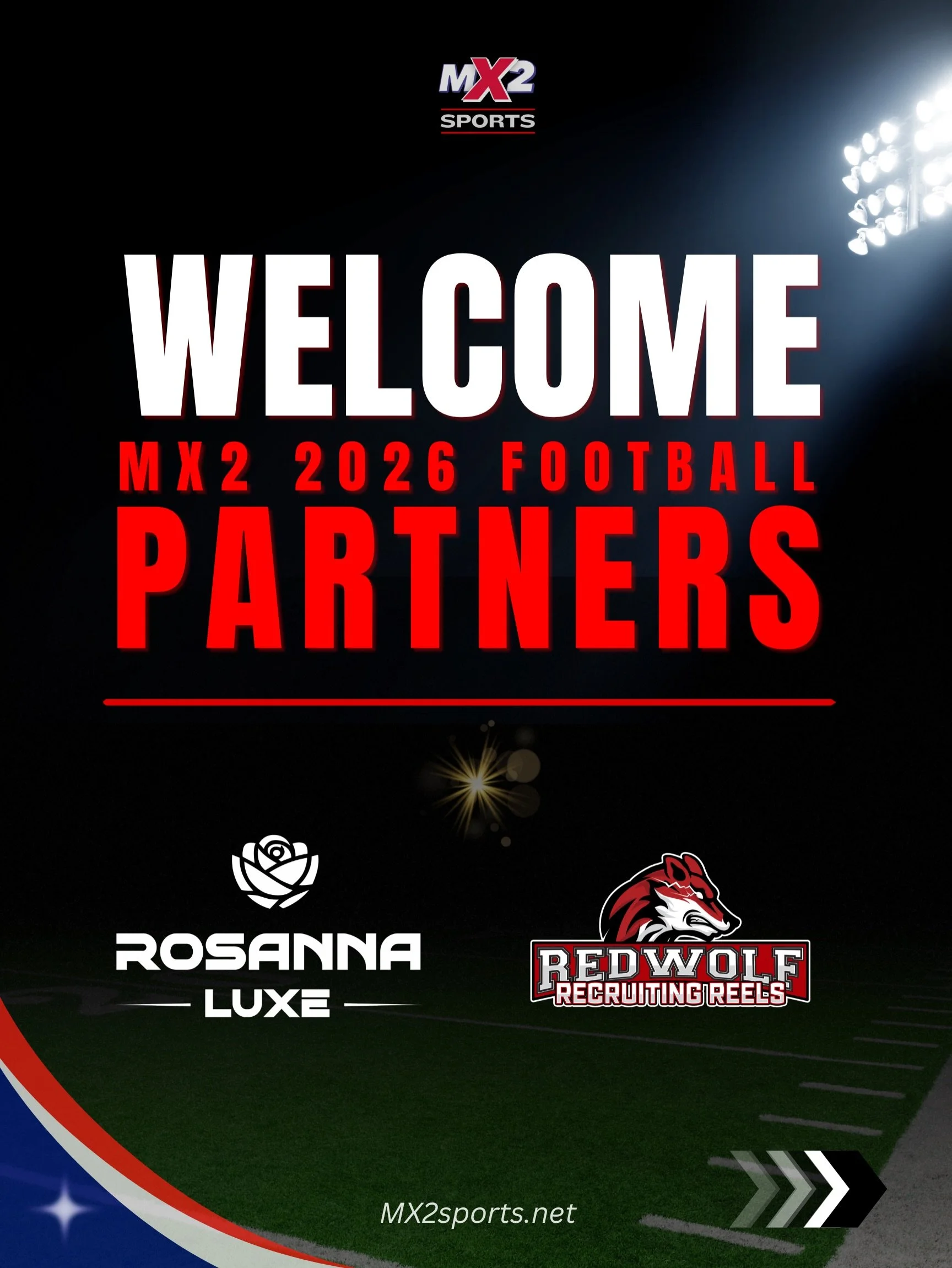 🏈 WELCOME TO MX2!

Proud to welcome @rosannaluxe and @redwolfsportsmedia as MX2&rsquo;s 2026 Football Stat Rankings Community Partners!

🔹 Nassau County &mdash; @rosannaluxe
🔹 Suffolk County&mdash; @redwolfsportsmedia

Two great brands supporting 