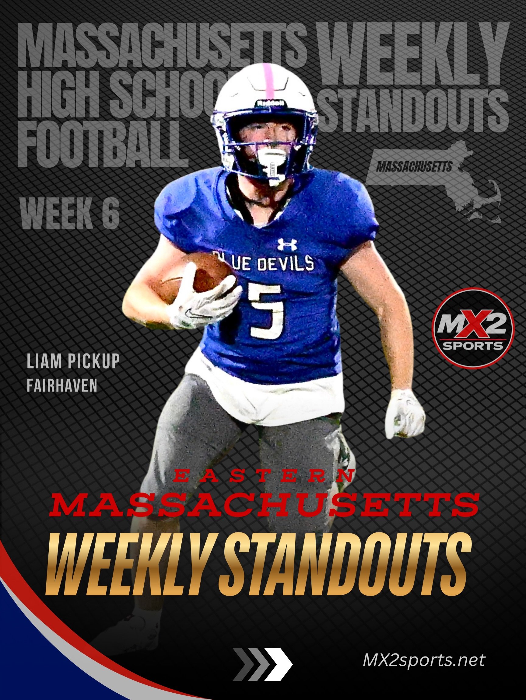 🏈 EASTERN MASSACHUSETTS FOOTBALL &mdash; WEEK 6 STANDOUTS

21 standout performances from across Eastern Massachusetts in Week 6!

⭐ Featured Athlete: Liam Pickup &bull; Fairhaven

🔥 Pickup delivered a game-changing performance against Joseph Case, 