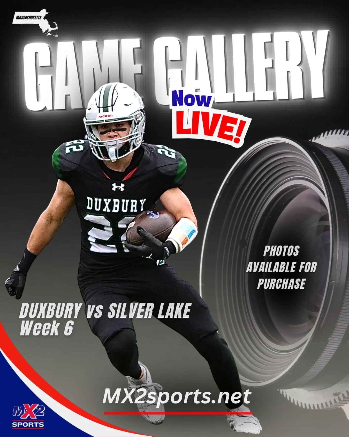 📸 DUXBURY vs. SILVER LAKE &mdash; FULL PHOTO GALLERY NOW LIVE! 🏈🔥

Another great Saturday of high school football! Duxbury and Silver Lake squared off on October 17th, with Duxbury coming away with a 34&ndash;19 victory!

The full MX2 Sports photo