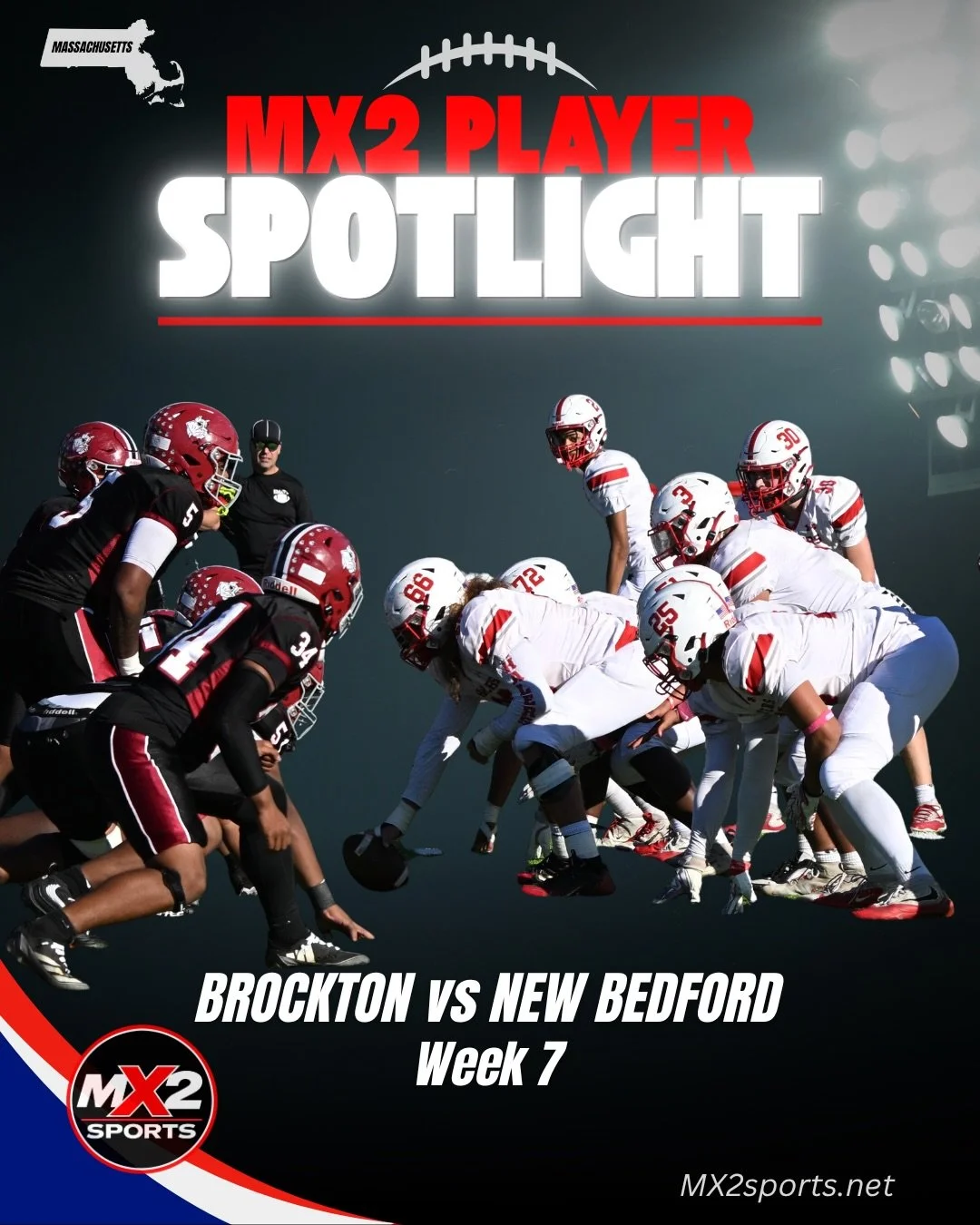 🏈 PLAYER SPOTLIGHT | NEW BEDFORD vs. BROCKTON

🔥 10 players. Two teams. One incredible game!

MX2 Sports Media spotlights 5 players from New Bedford and 5 from Brockton following the Whalers&rsquo; thrilling 20&ndash;14 victory at Rocky Marciano St