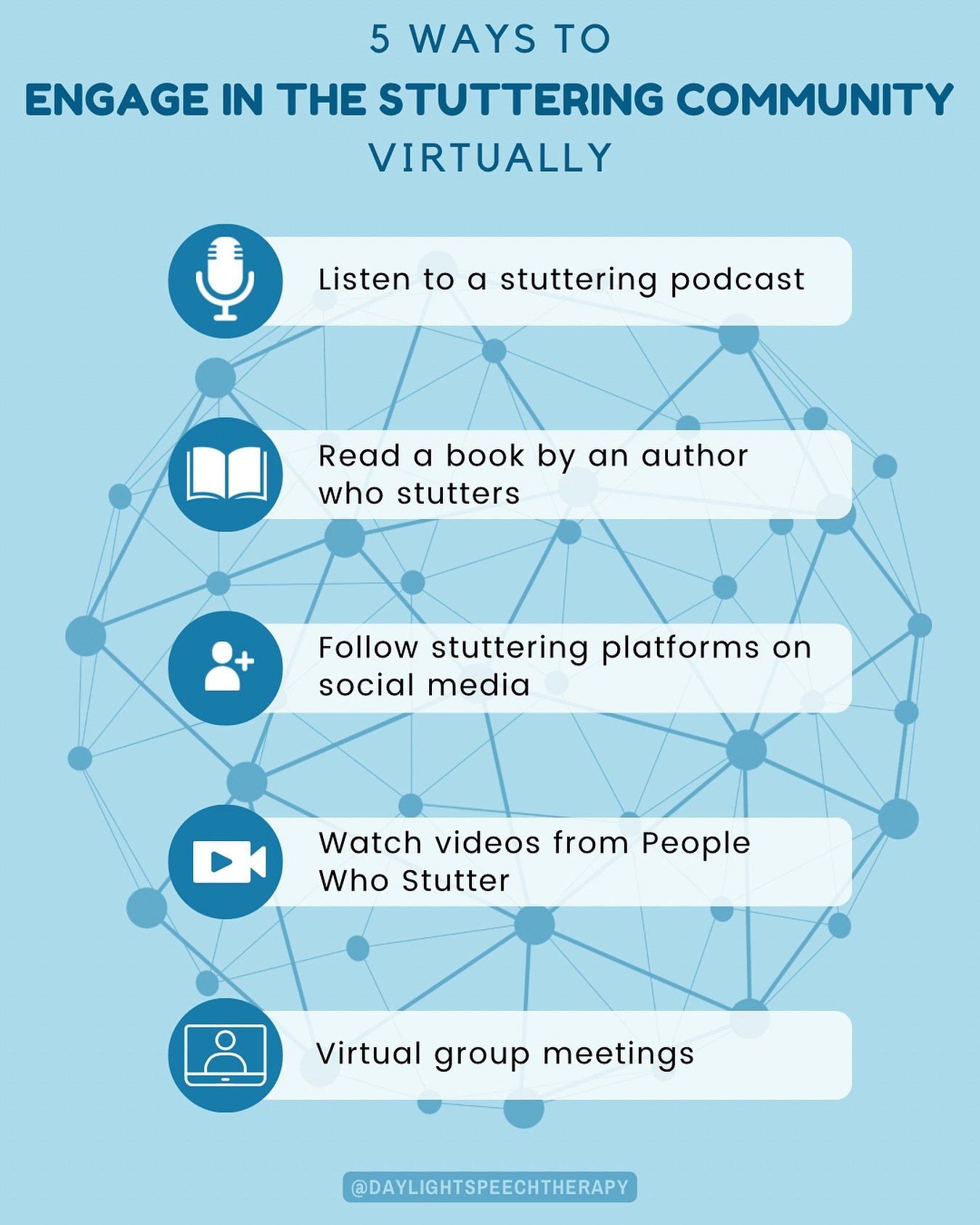 Connection matters! There are so many accessible ways to connect with the stuttering community. 
Links in bio!