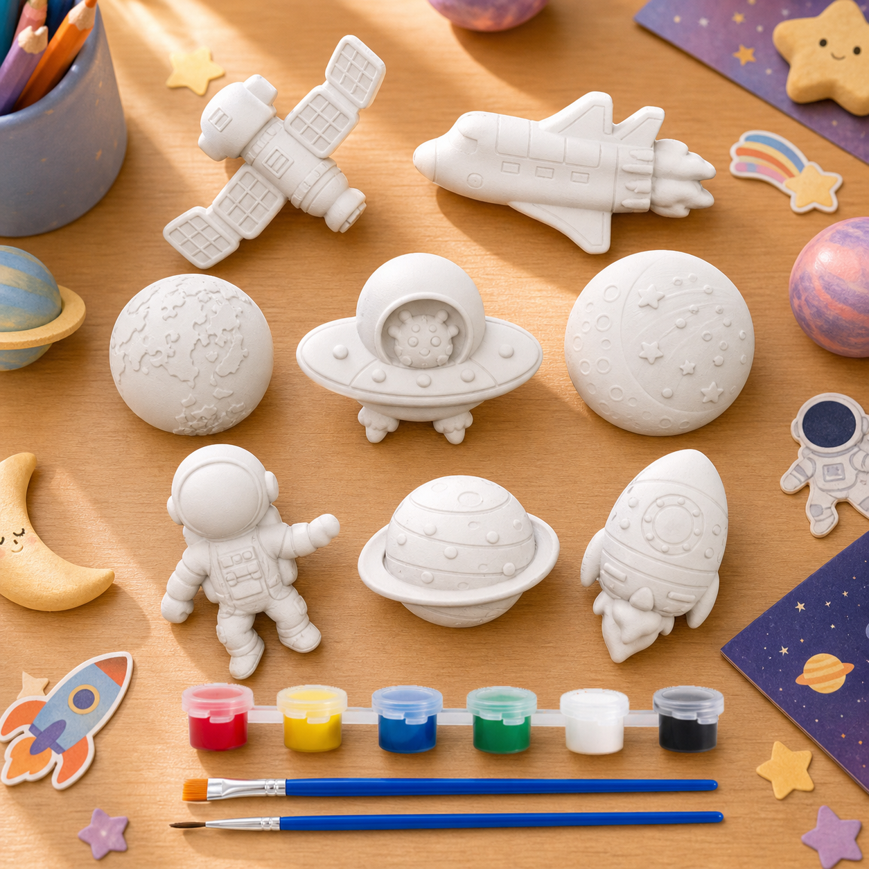 Creative Clay Sculpting & Painting Activity Set
