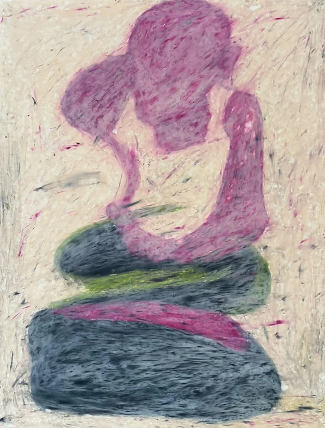 Drawing by Marko Kolomytskyi exhibited at The Dreamers Gallery in Presidio Texas in Big Bend near Marfa