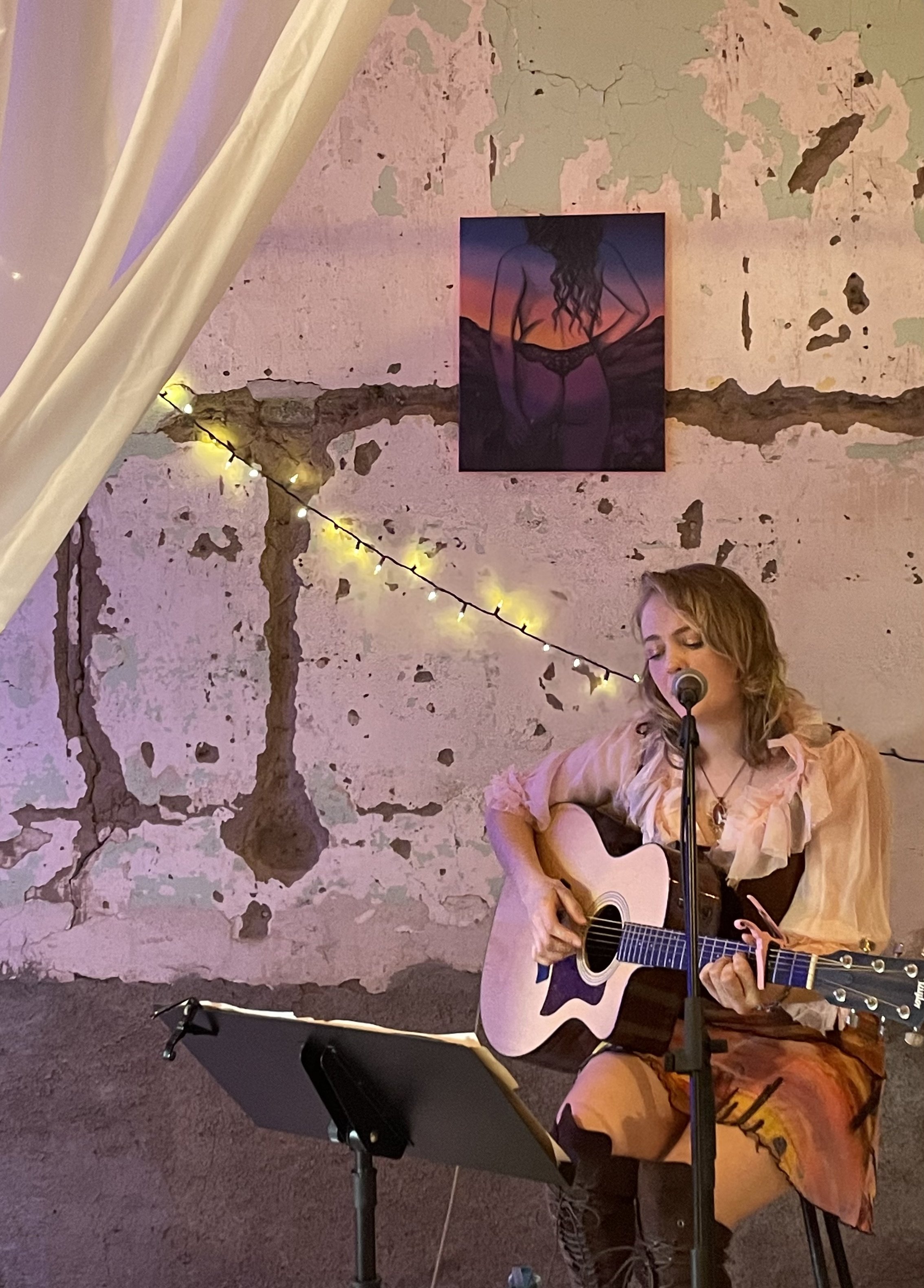 Jana Renée at The Dreamers Gallery in Presidio Texas in Big Bend