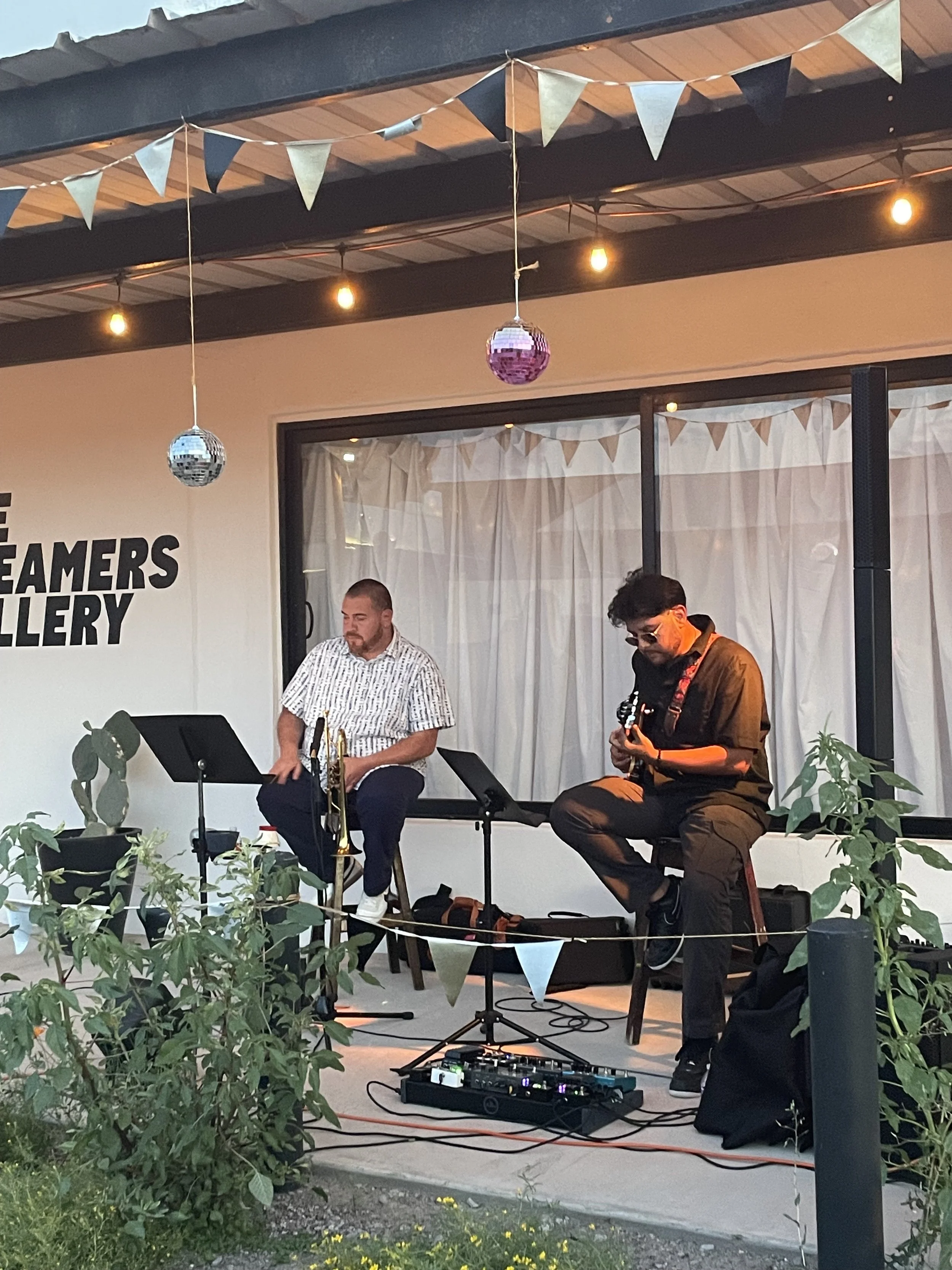 Live Music at The Dreamers Gallery in Presidio Texas in Big Bend