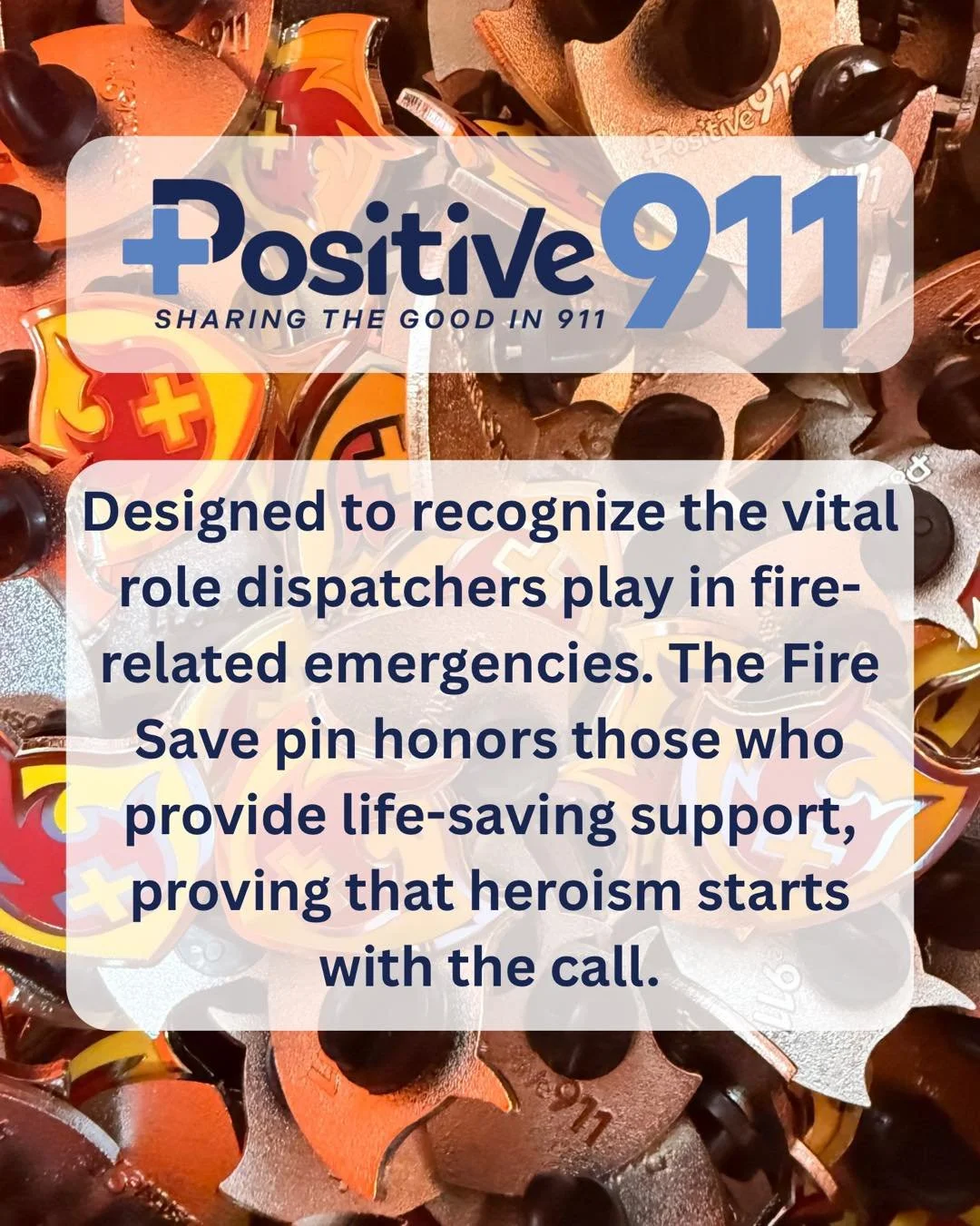 The Fire Save Pin was created to recognize the critical role dispatchers play in fire-related emergencies. This honor celebrates those who provide life-saving support from behind the headset—proving that heroism starts with the call. ❤️🚒
#Pos