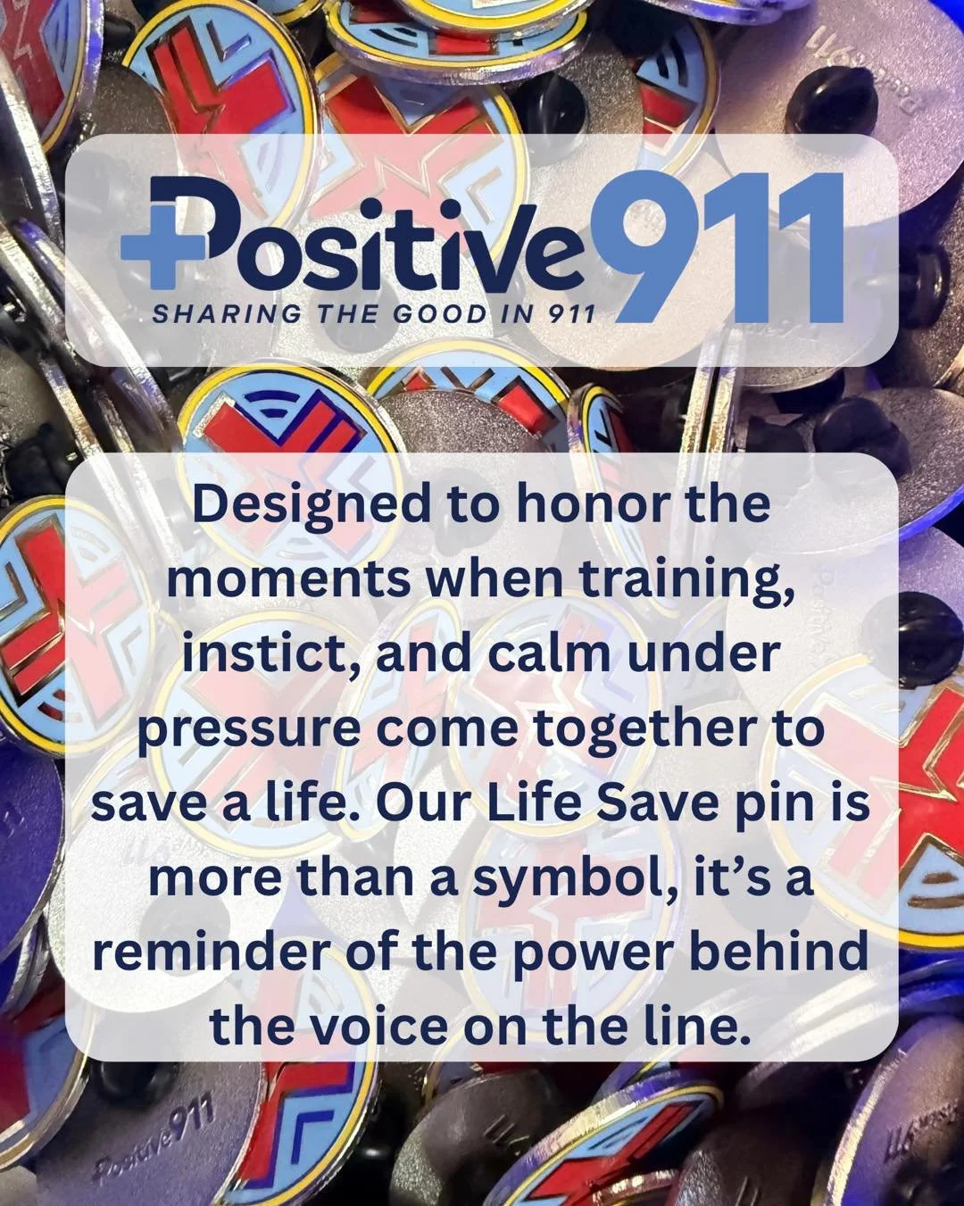 A symbol of aid, protection, and life saved. 💛 The Life Save Pin honors the calm, instinct, and communication that make all the difference when seconds matter.

#Positive911 #ShareTheGood911