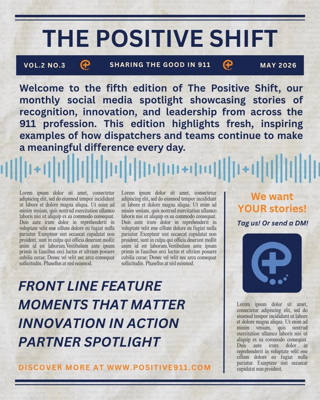 Welcome to the fifth edition of The Positive Shift, our social media spotlight highlighting stories of recognition, innovation, and leadership from across the 911 profession. 🚨✨

This edition features fresh, inspiring examples of how dispatchers and
