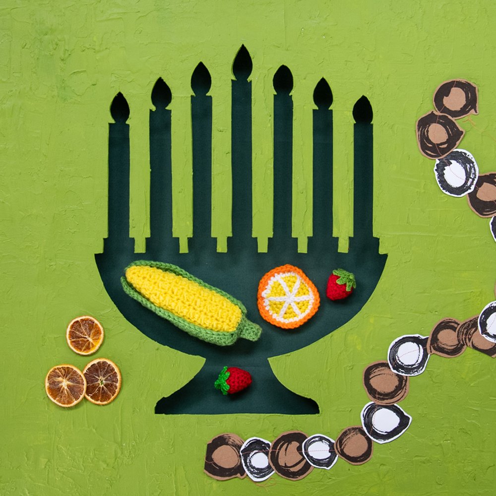 Creativebug's Crafting Togetherness holiday campaign featuring Kwanzaa