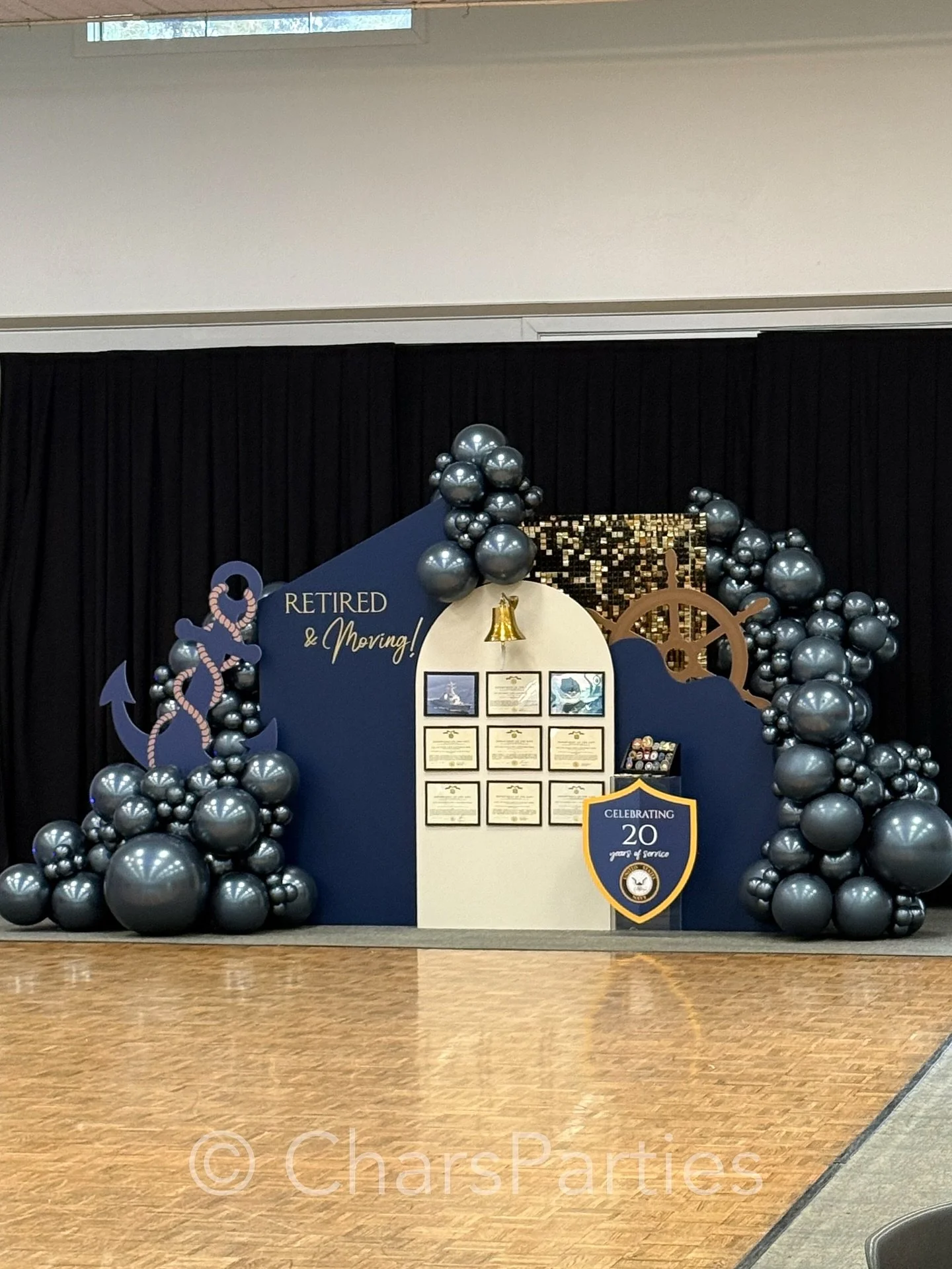 ⚓️ Anchors Aweigh! Wishing Maison and family happiness and good fortune as they set sail into their next adventure!
.
.
.
#retired #retirementparty #navyretirement #retiredusnavy #usnavyretired #usnavy #retiredmilitary #retirementpartyideas #partybac