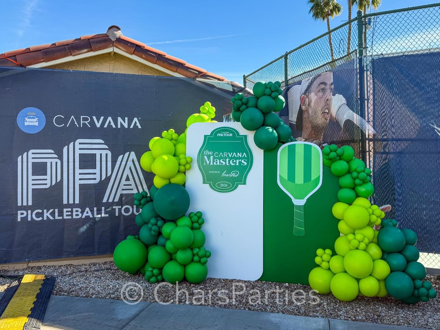 PPA - The Masters Tournament 💚
Do you Pickleball? 
.
👉🏼Mock-up brought to life
.
We&rsquo;re so thrilled to bring the balloon fun to your tournaments each year! 🙌🏼 thank you for trusting us to create memorable photo ops for your big events! 
.
.