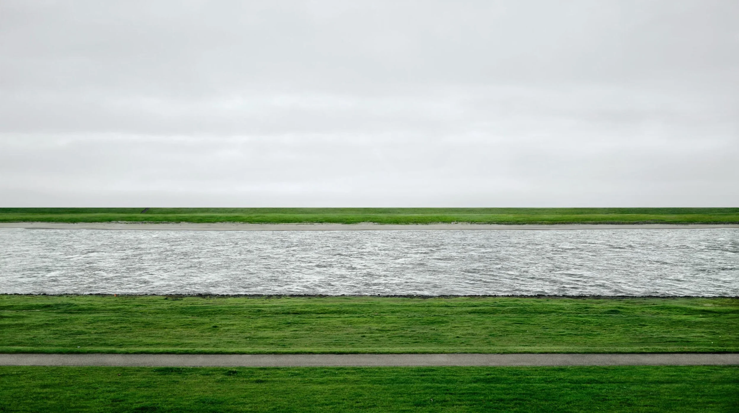 Rhine II (1999) - Andreas Gursky